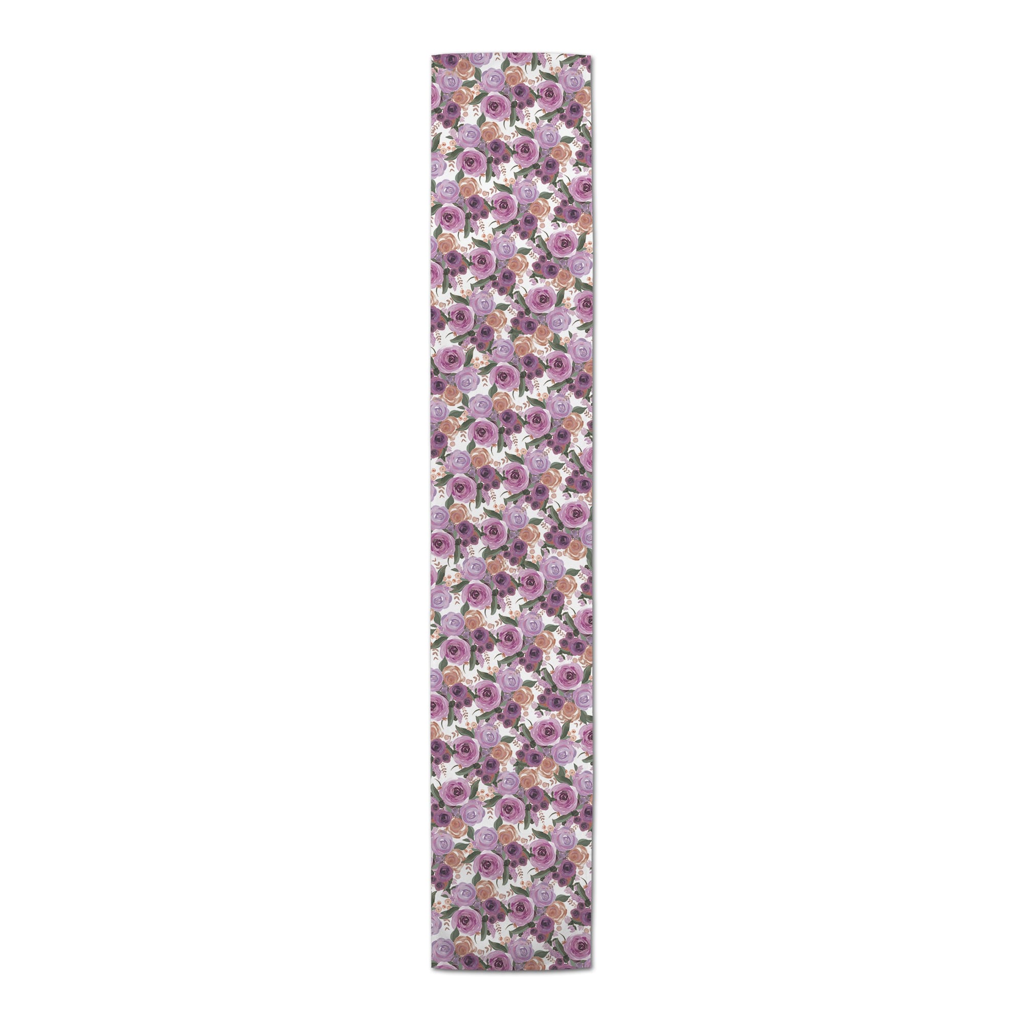 Rust & Violet Florals Outdoor Table Runner
