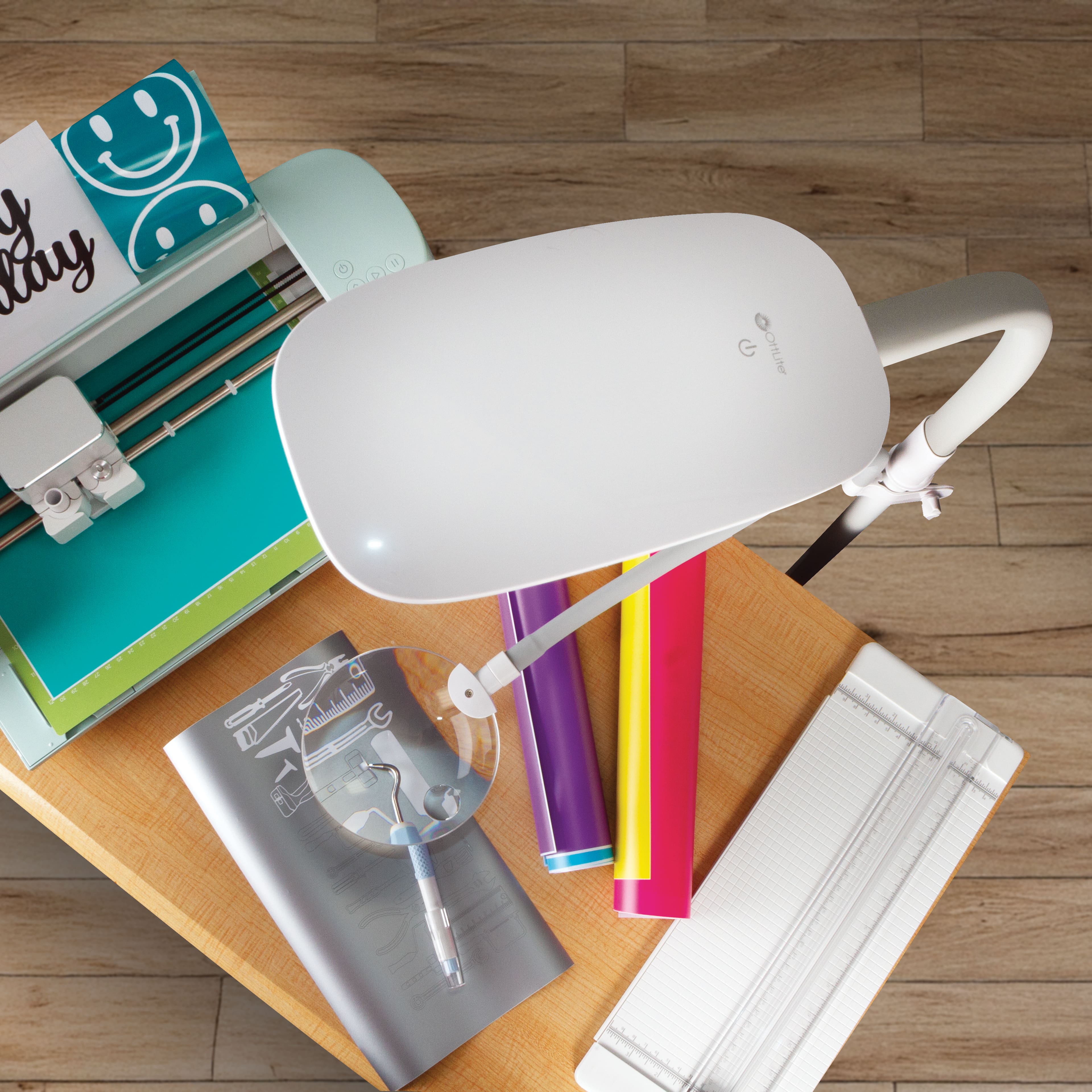 OttLite EasyView LED Craft Floor Lamp