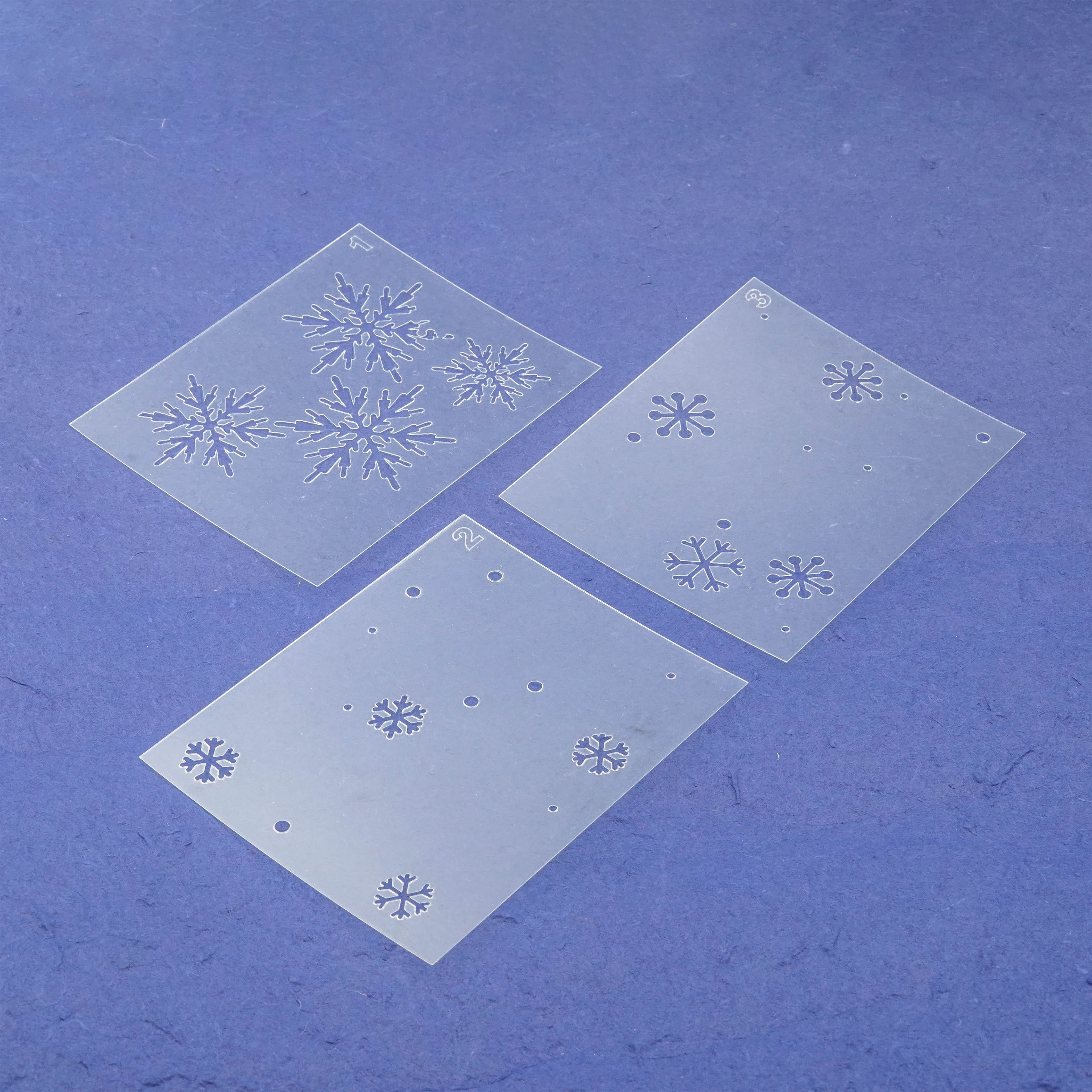 Snowflakes Layering Stencils by Recollections&#x2122;