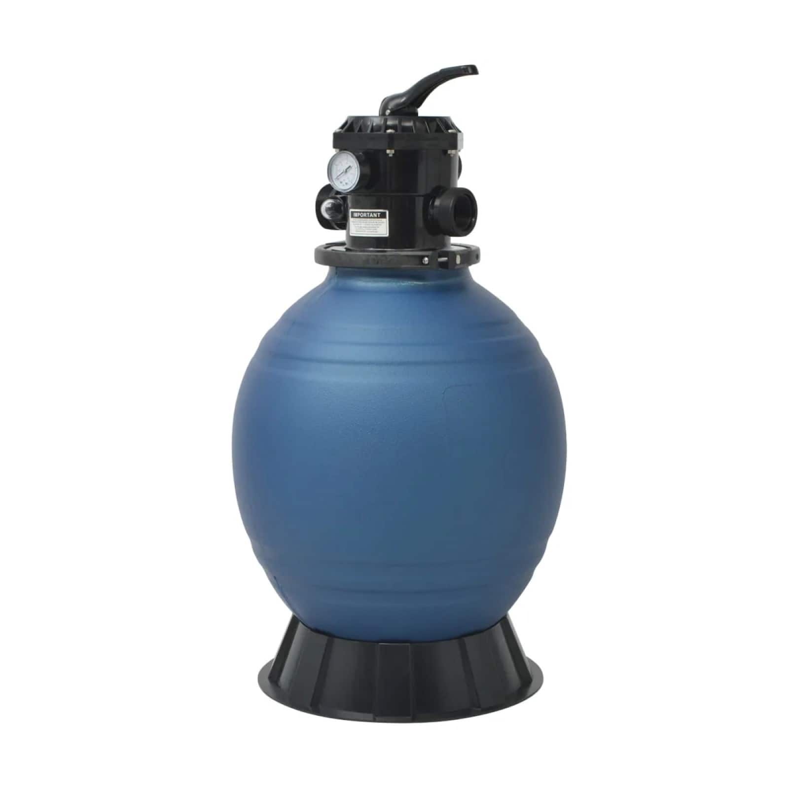 18&#x22; Top Mount Pool Sand Filter with 6-Way Valve