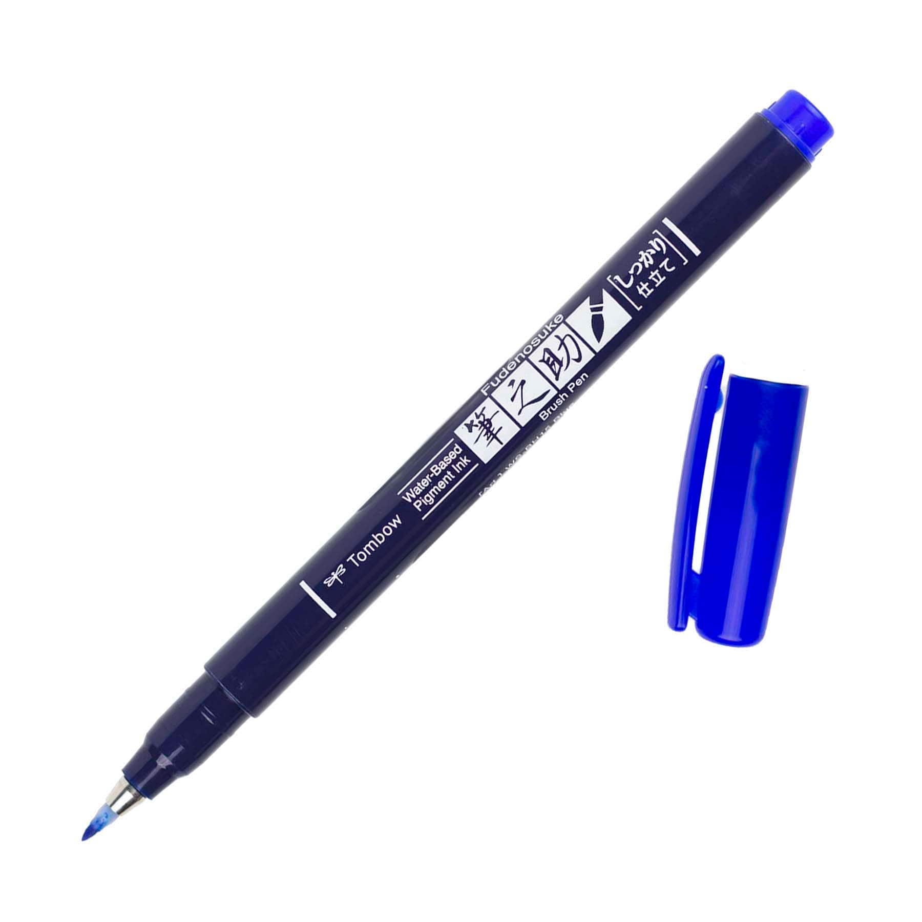 12 Pack: Tombow Fudenosuke Hard Tip Brush Pen