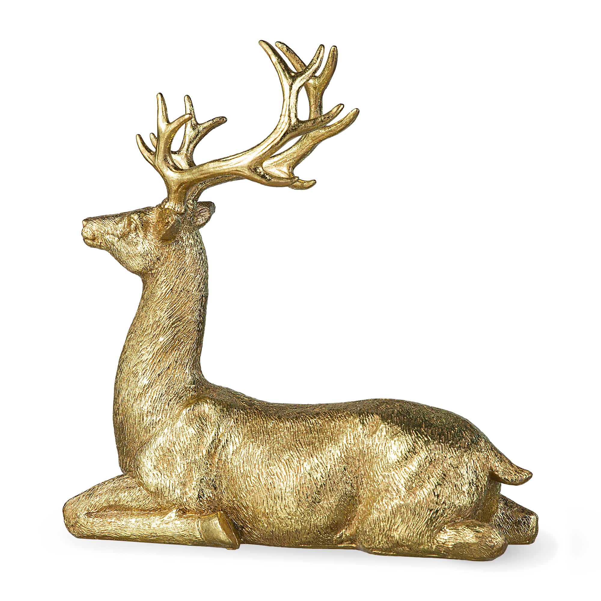 Glitzhome® 11" Lying Reindeer Table Décor