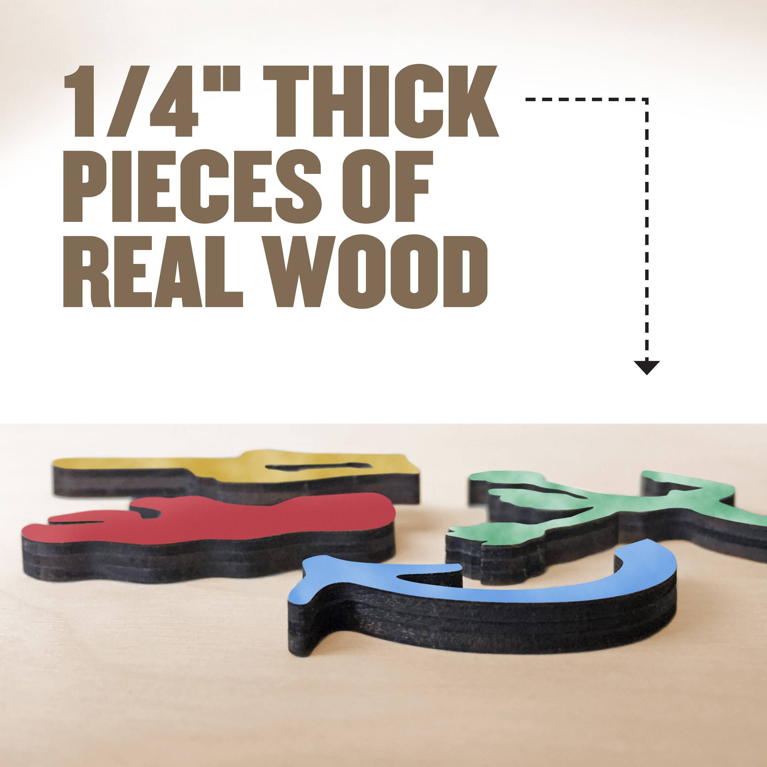 Joe Journeyman NFL Wooden Puzzle