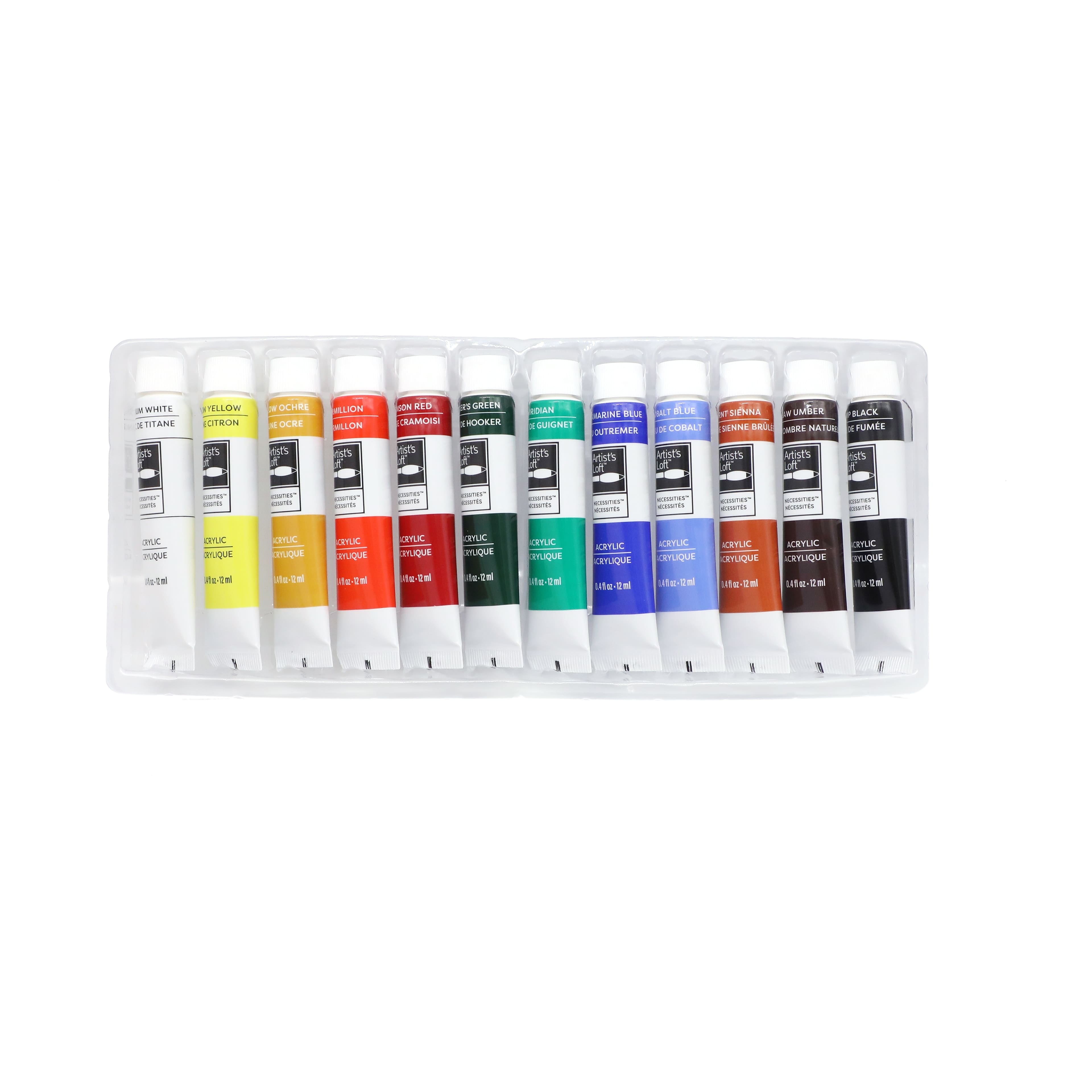 12 Packs: 12ct. (144 total) Acrylic Paints by Artist&#x27;s Loft&#x2122; Necessities&#x2122;