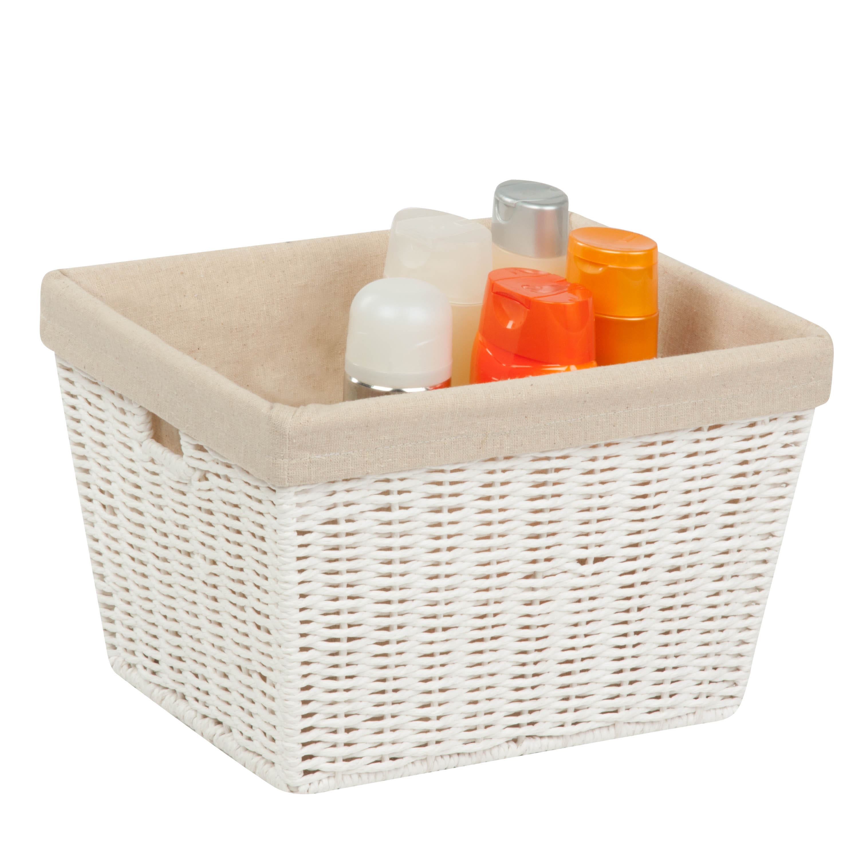 Paper rope deals basket with liner