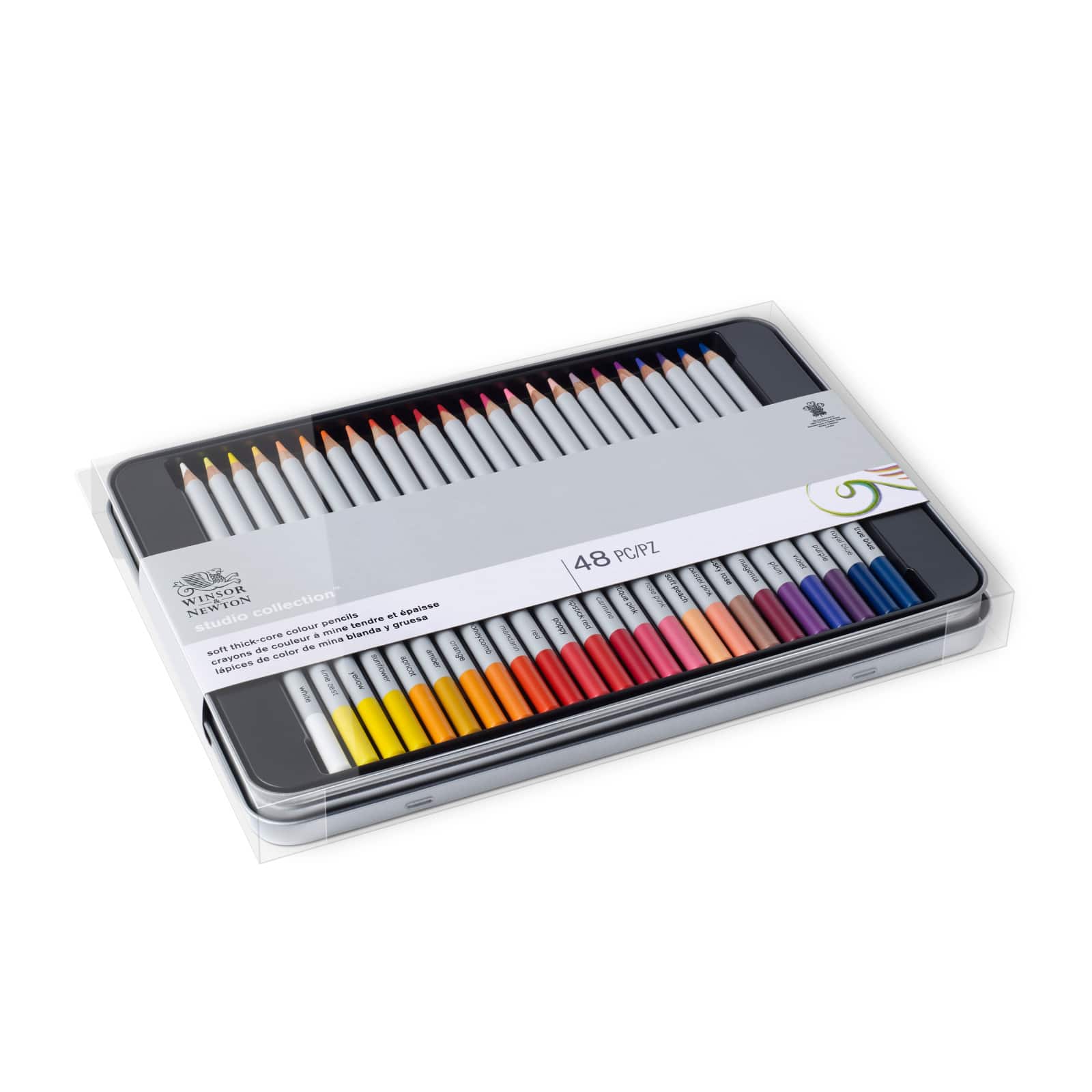 Winsor & Newton™ Studio Collection™ 48 Color Pencil Tin Set