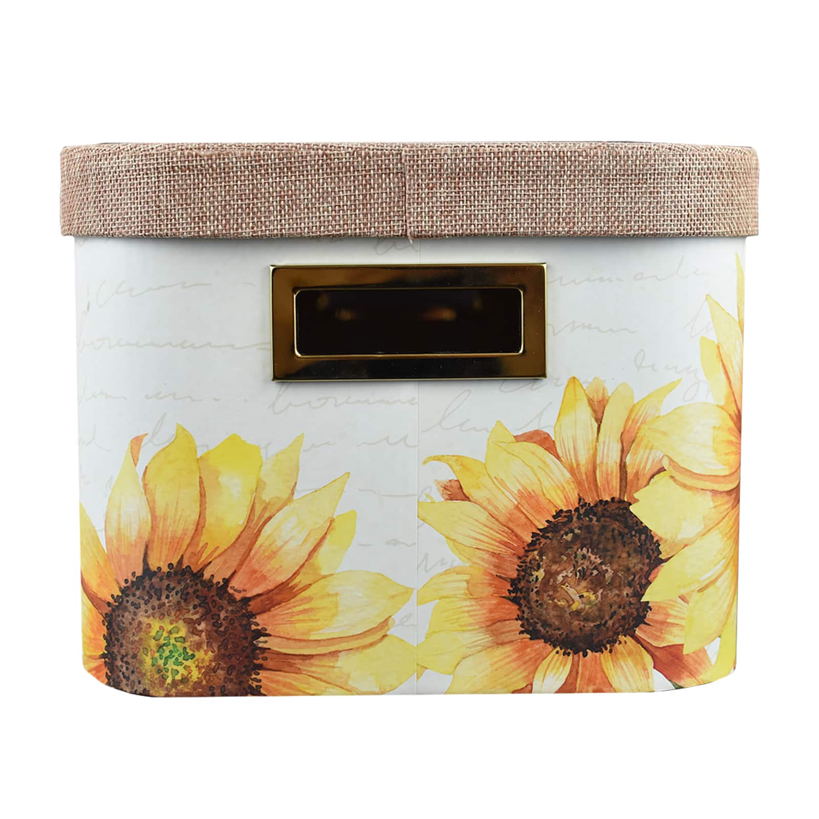 Large Sunflower Decorative Box with Lid by Ashland&#xAE;
