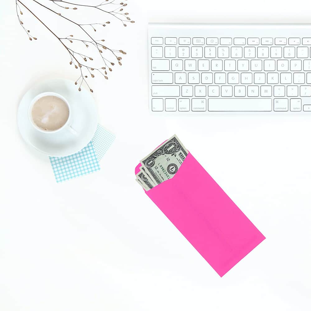 JAM Paper 3.5" x 6.5" Coin Business Envelopes, 50ct.