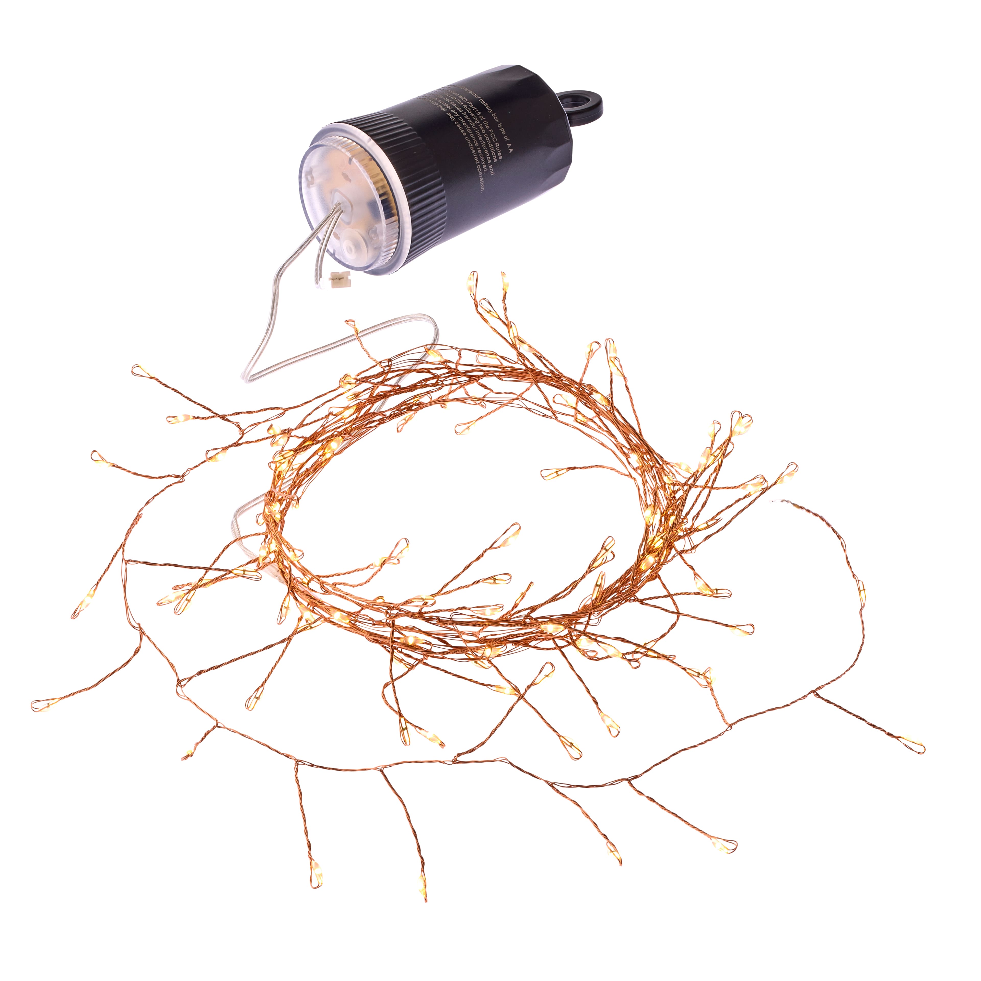 8 Pack: 120ct. Warm White LED Copper String Lights Garland by Ashland®
