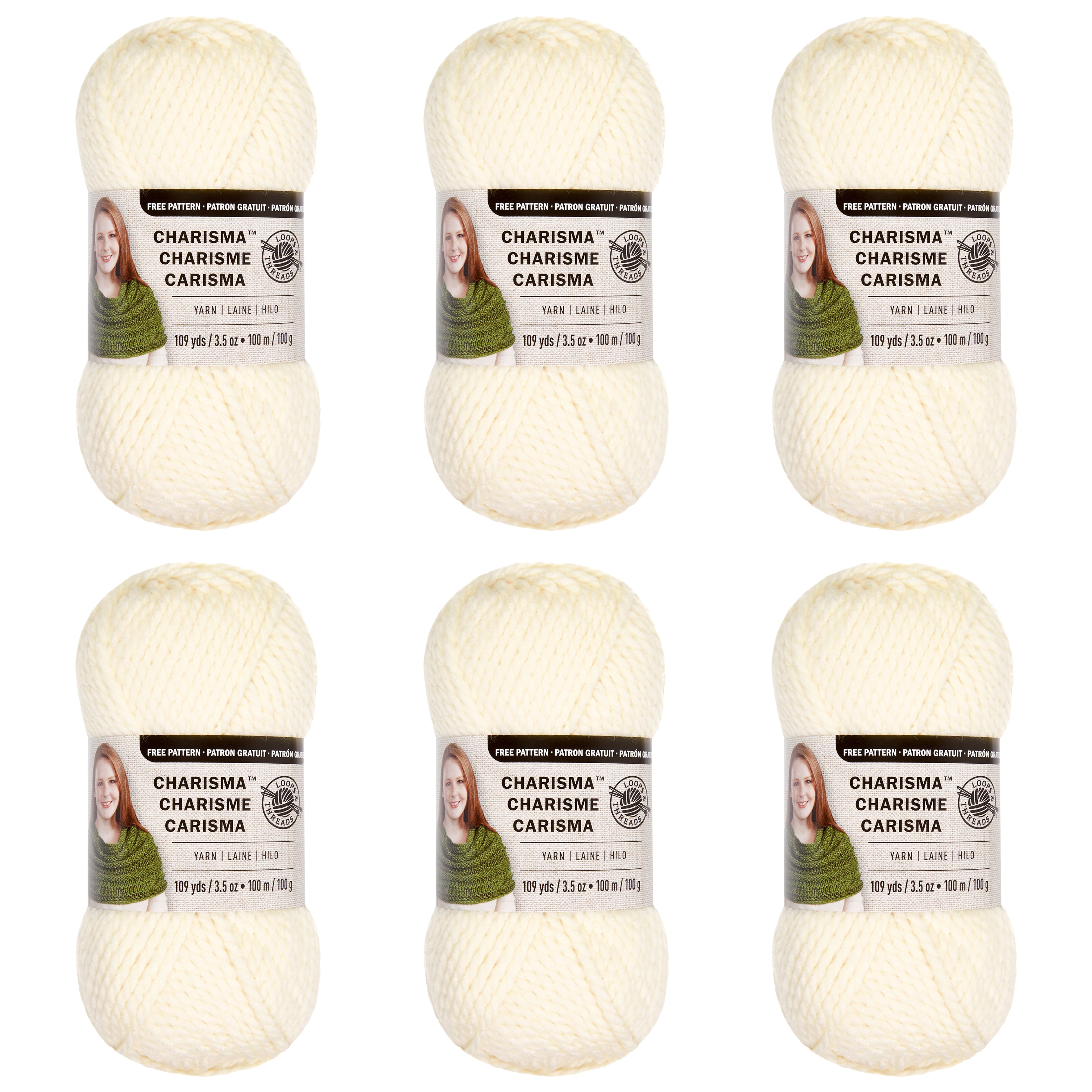 6 Pack: Charisma&#xAE; Yarn by Loops &#x26; Threads&#xAE;