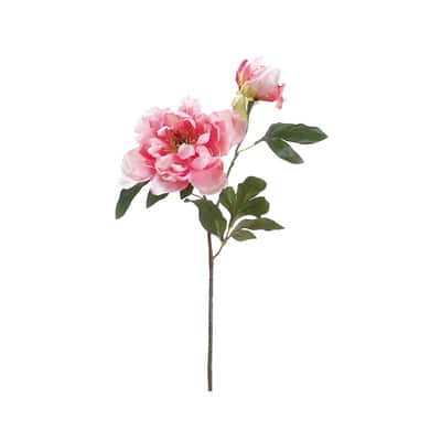 ✳︎peony✳︎ Pink Peony Spray with Bud | Michaels