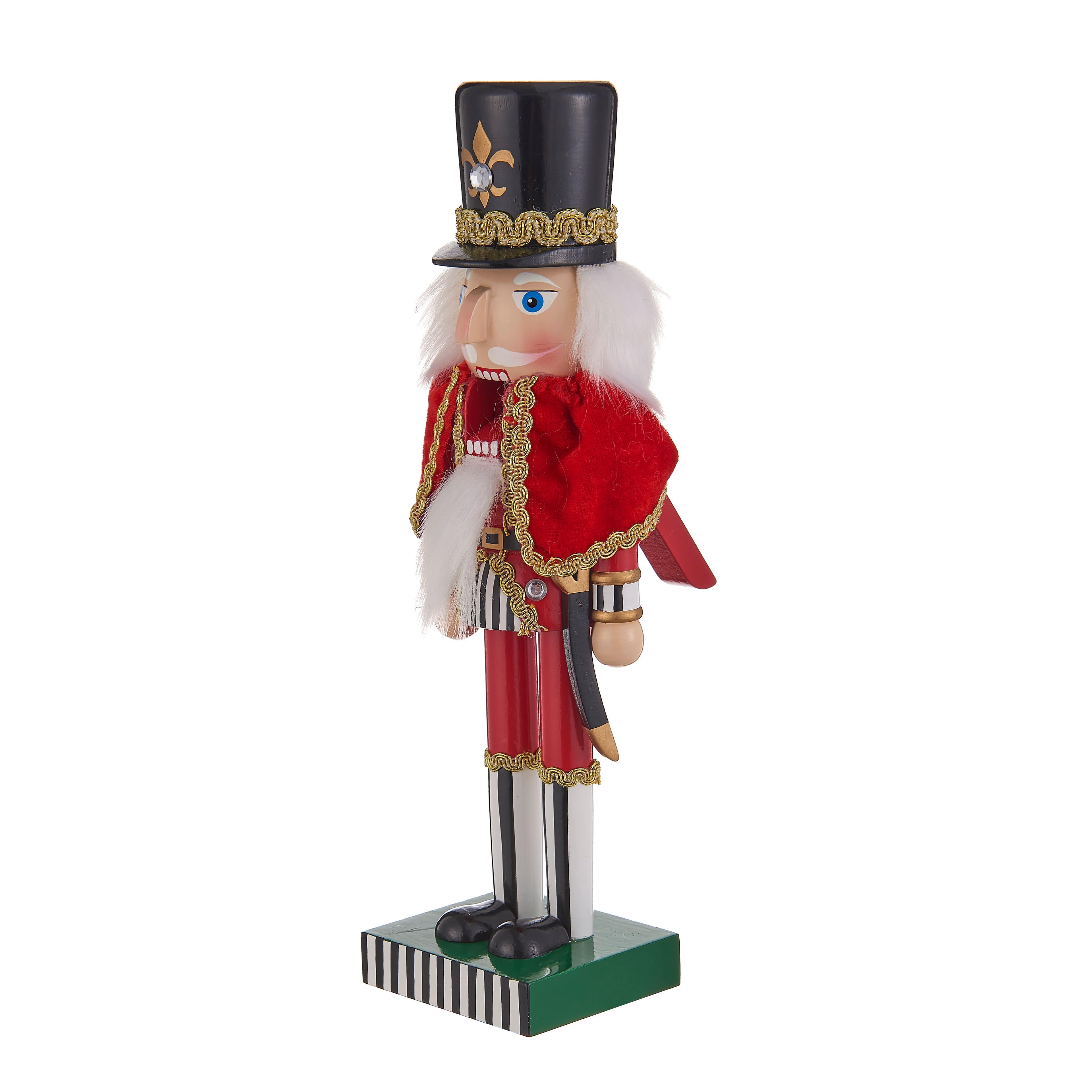 10&#x22; Nutcracker Solder in Red &#x26; Gold Cape by Ashland&#xAE;