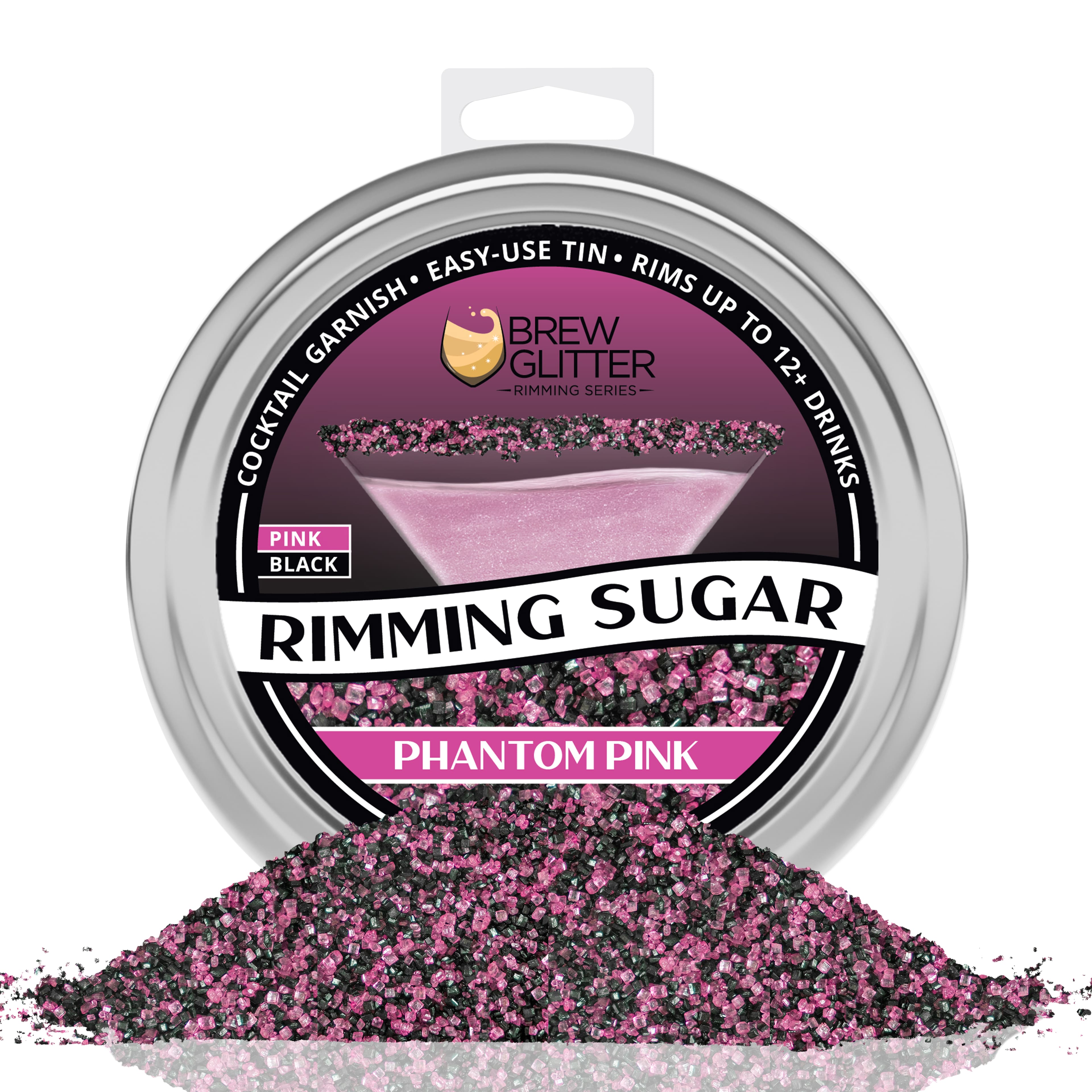 Bakell® Brew Glitter Phantom Pink Rimming Sugar