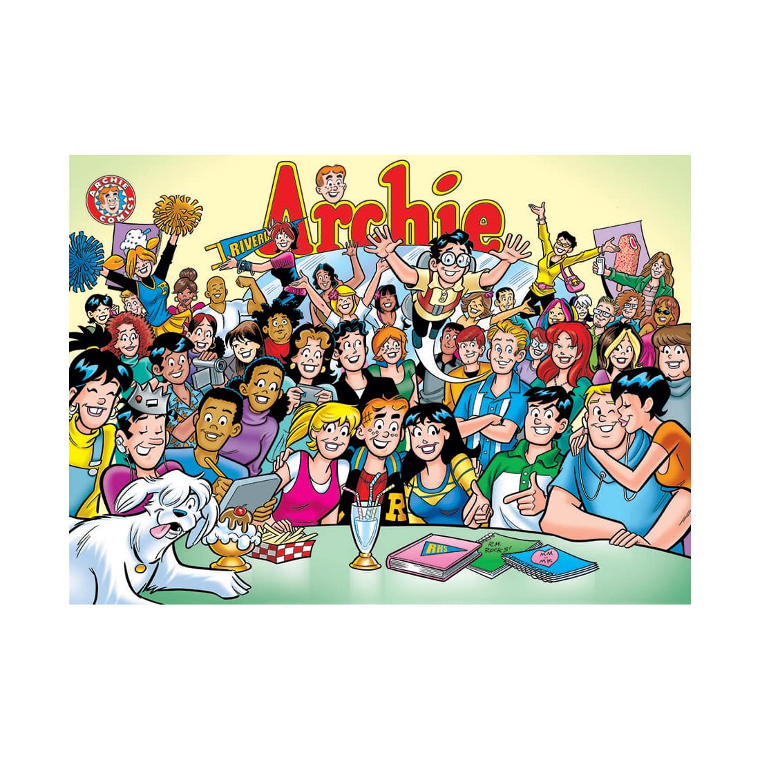 Archie Comics&#xAE; The Gang at Pop&#x27;s 1000 Piece Puzzle