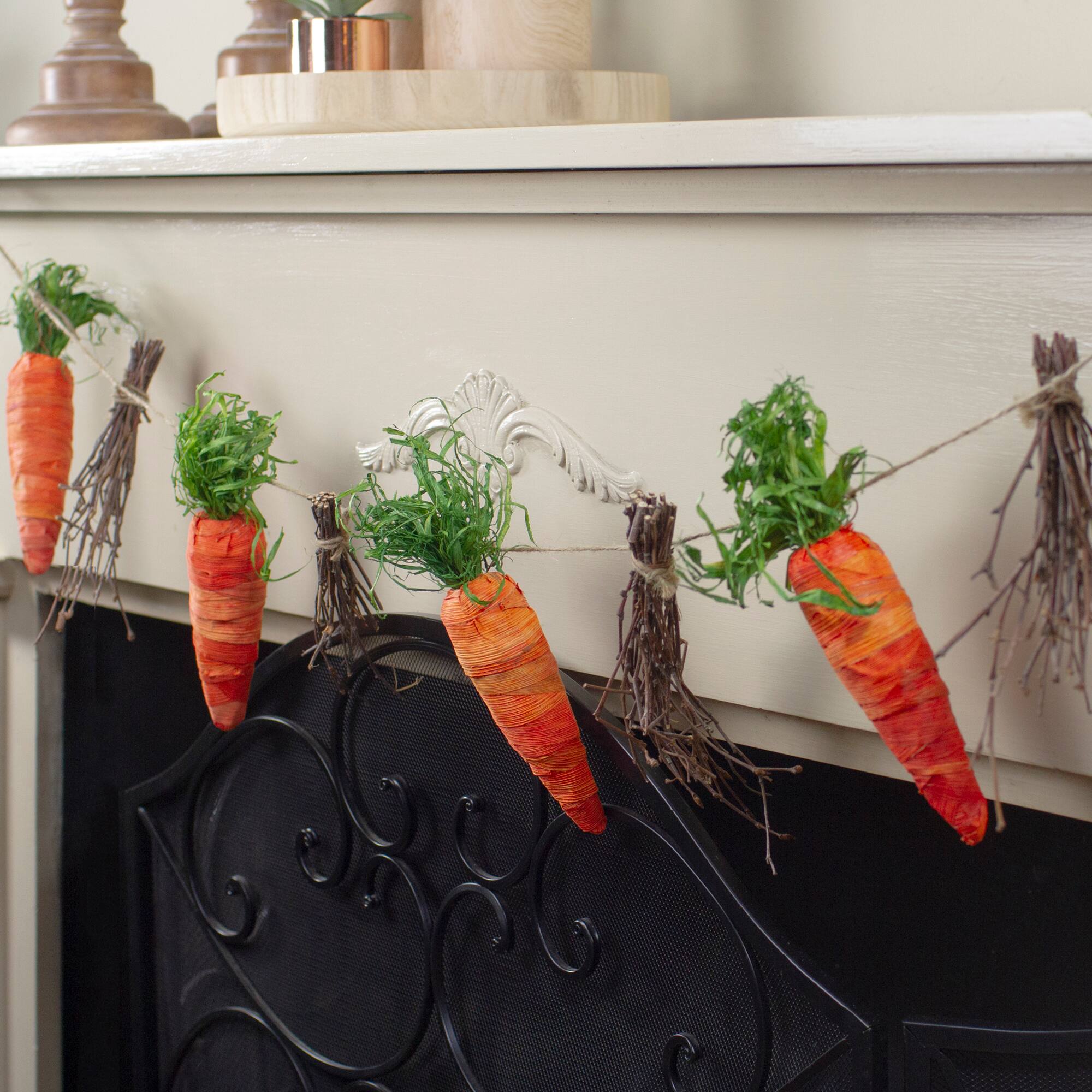 3.25ft. Carrot & Twig Artificial Easter Garland