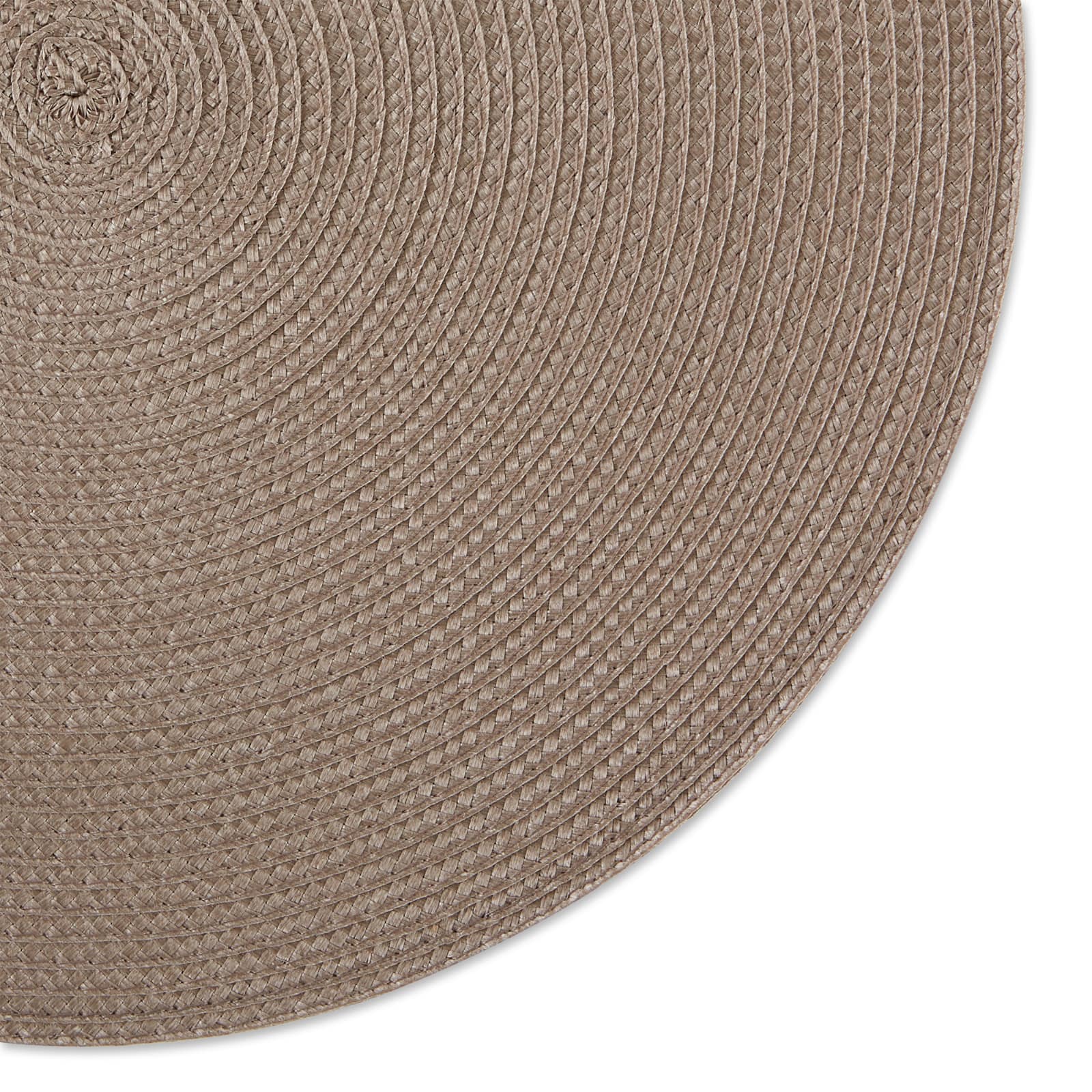 DII&#xAE; Round Plastic Woven Placemats, 6ct.