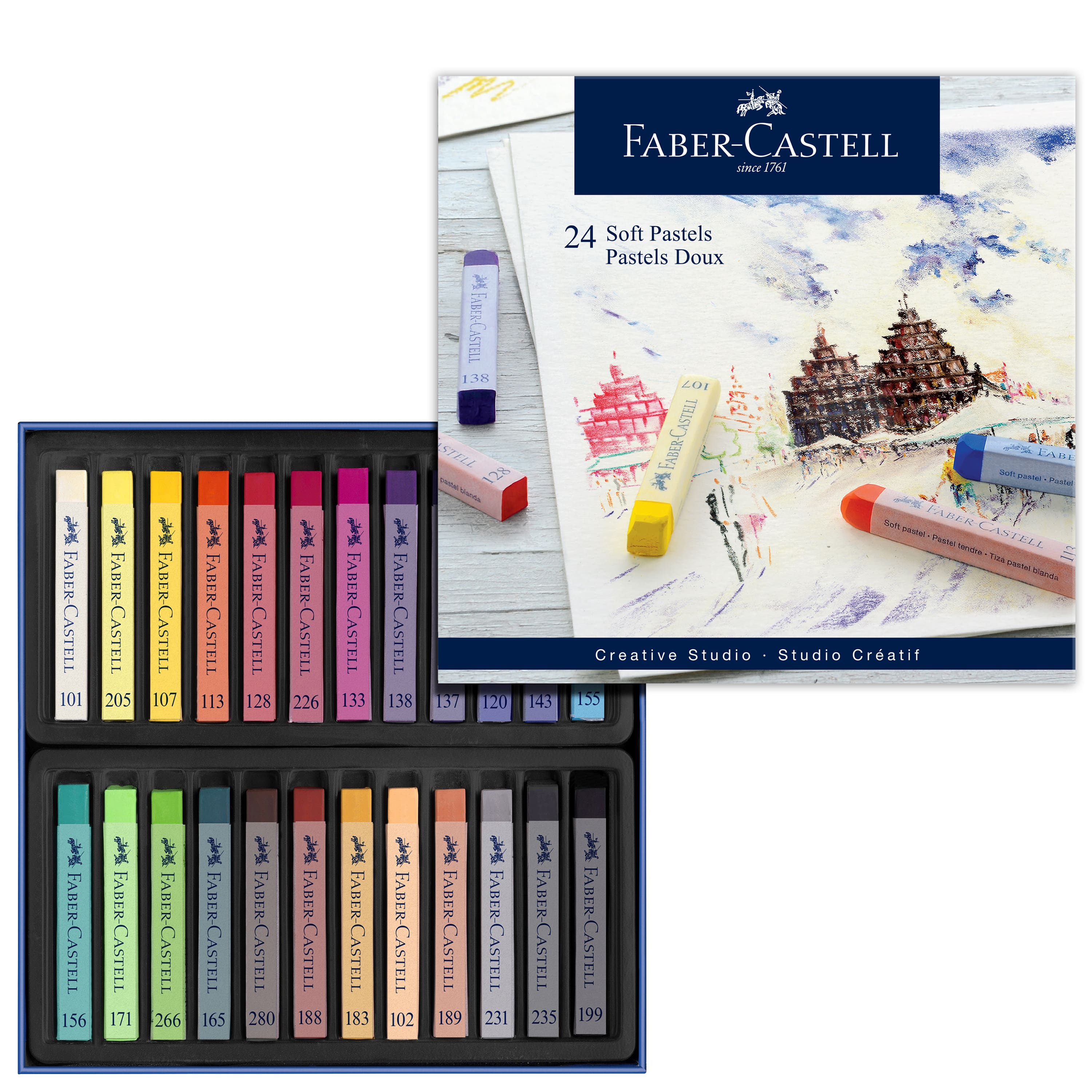 Faber-Castell® 24 Colour Soft Pastel Set