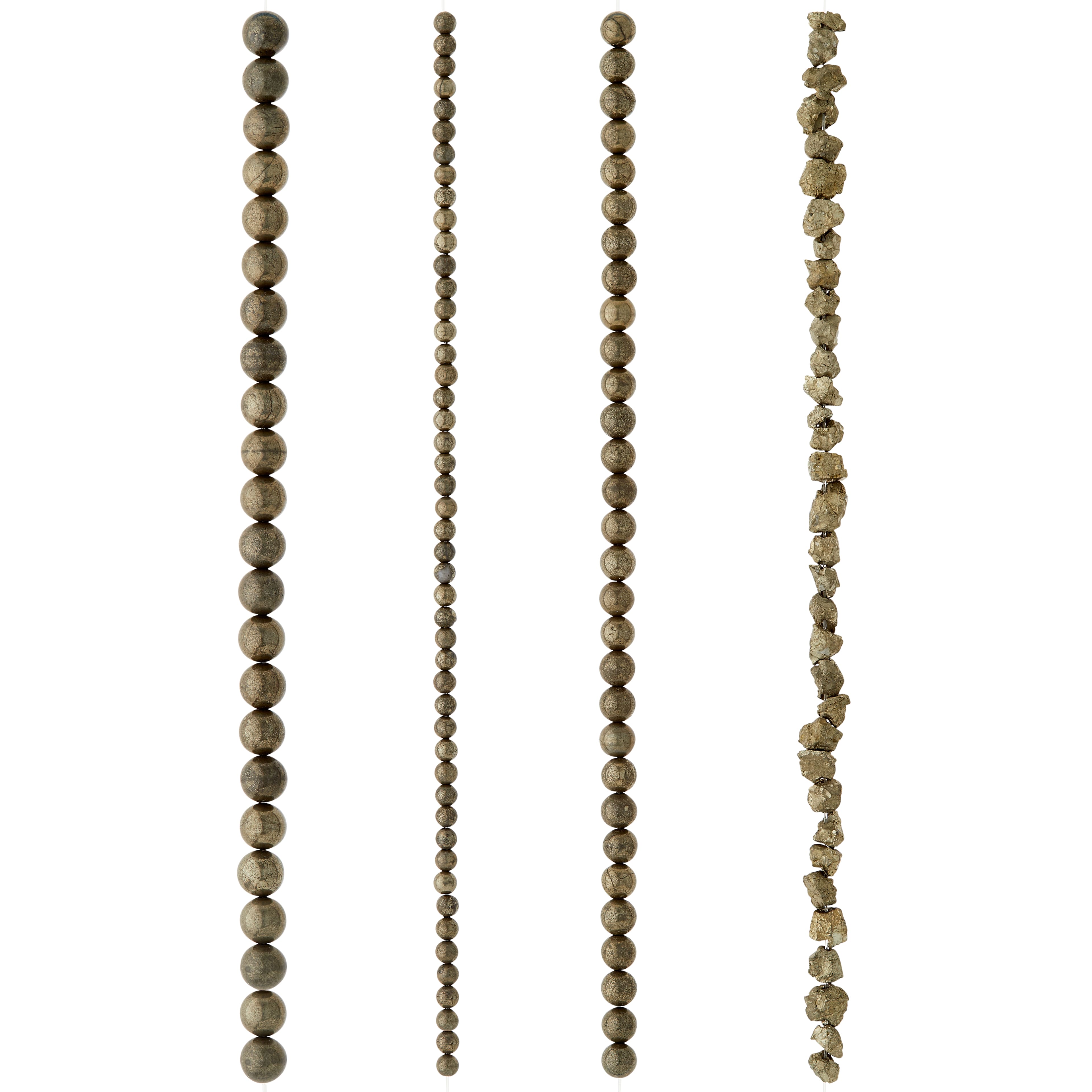 Black Pyrite Semi-Precious Beads Value Pack by Bead Landing&#x2122;
