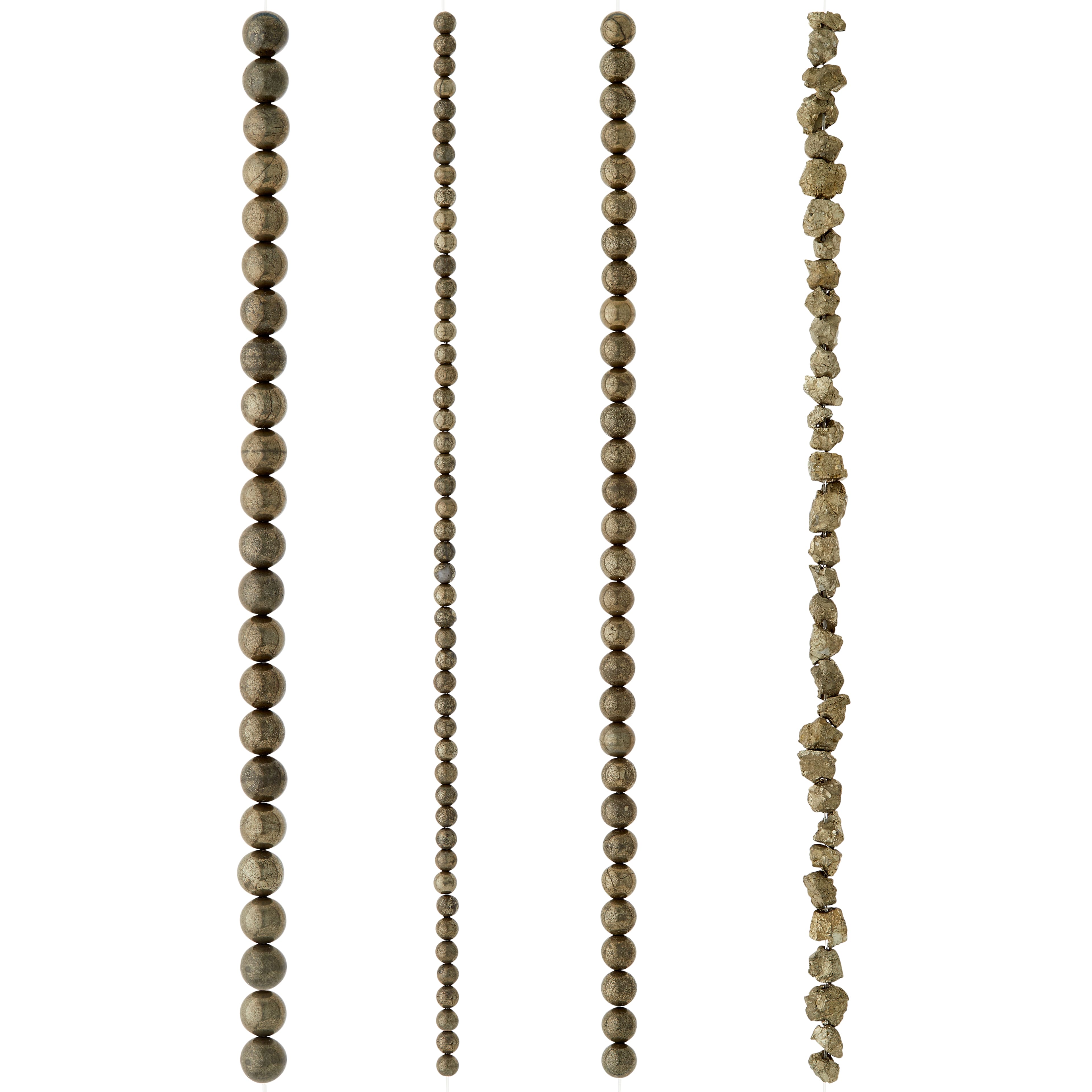 Black Pyrite Semi-Precious Beads Value Pack by Bead Landing™