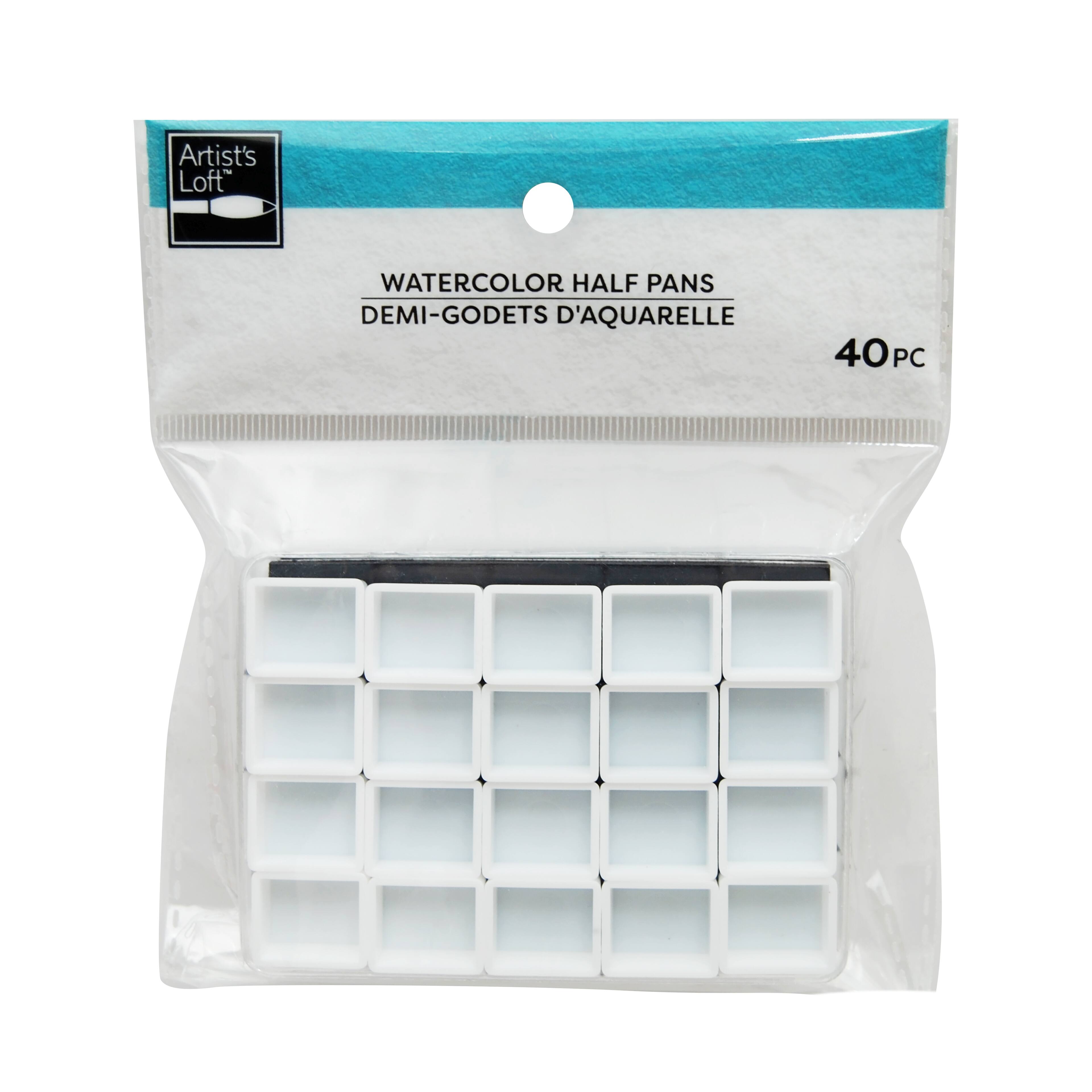 12 Packs: 40 ct. (480 total) Watercolor Half Pans by Artist's Loft®