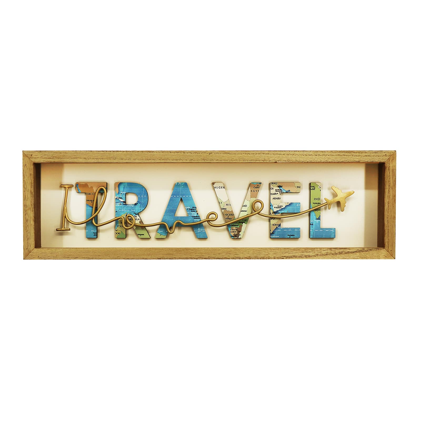 16&#x22; I Love Travel Tabletop Sign by Ashland&#xAE;