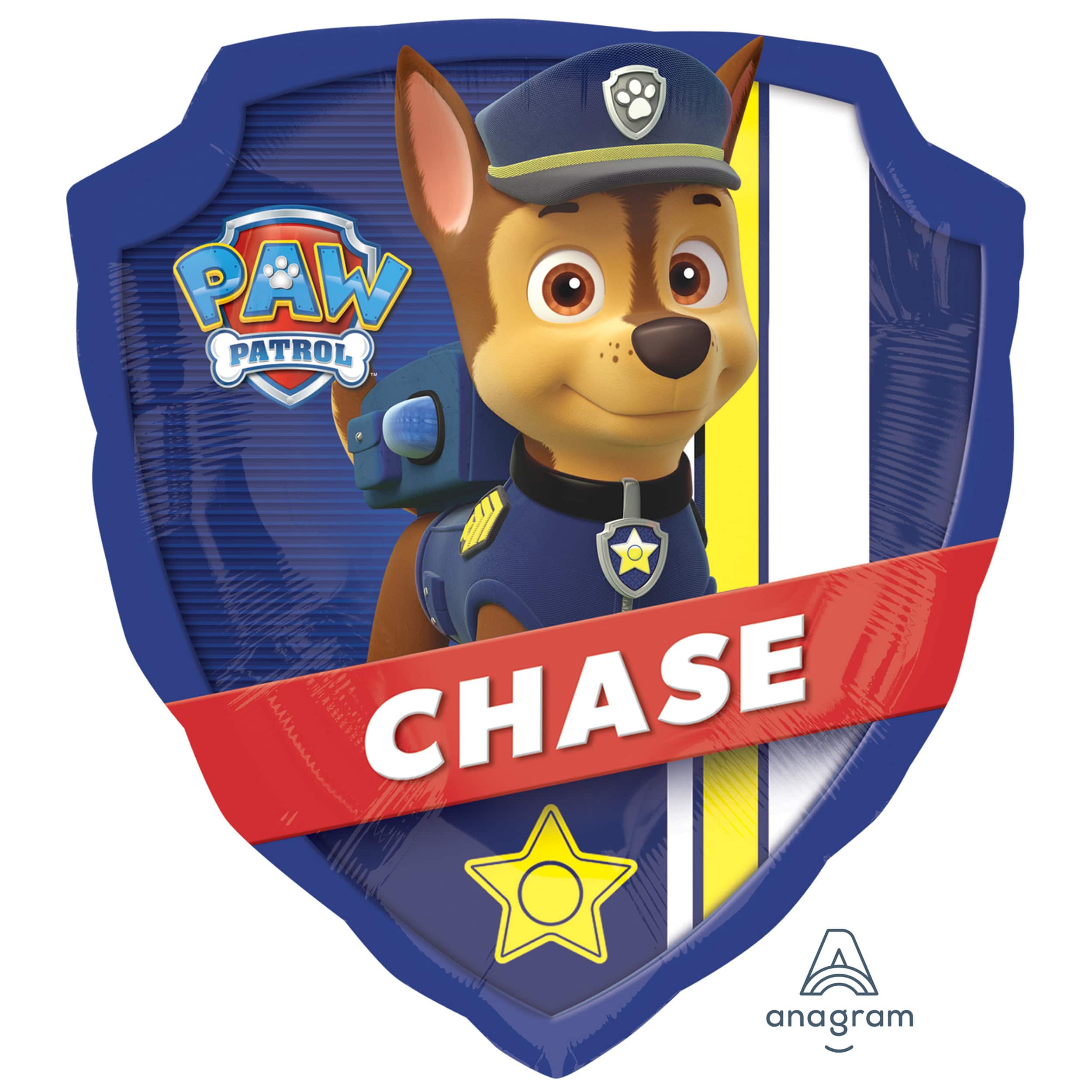 SuperShape&#xAE; 27&#x22; PAW Patrol&#x2122; Badge Foil Balloon
