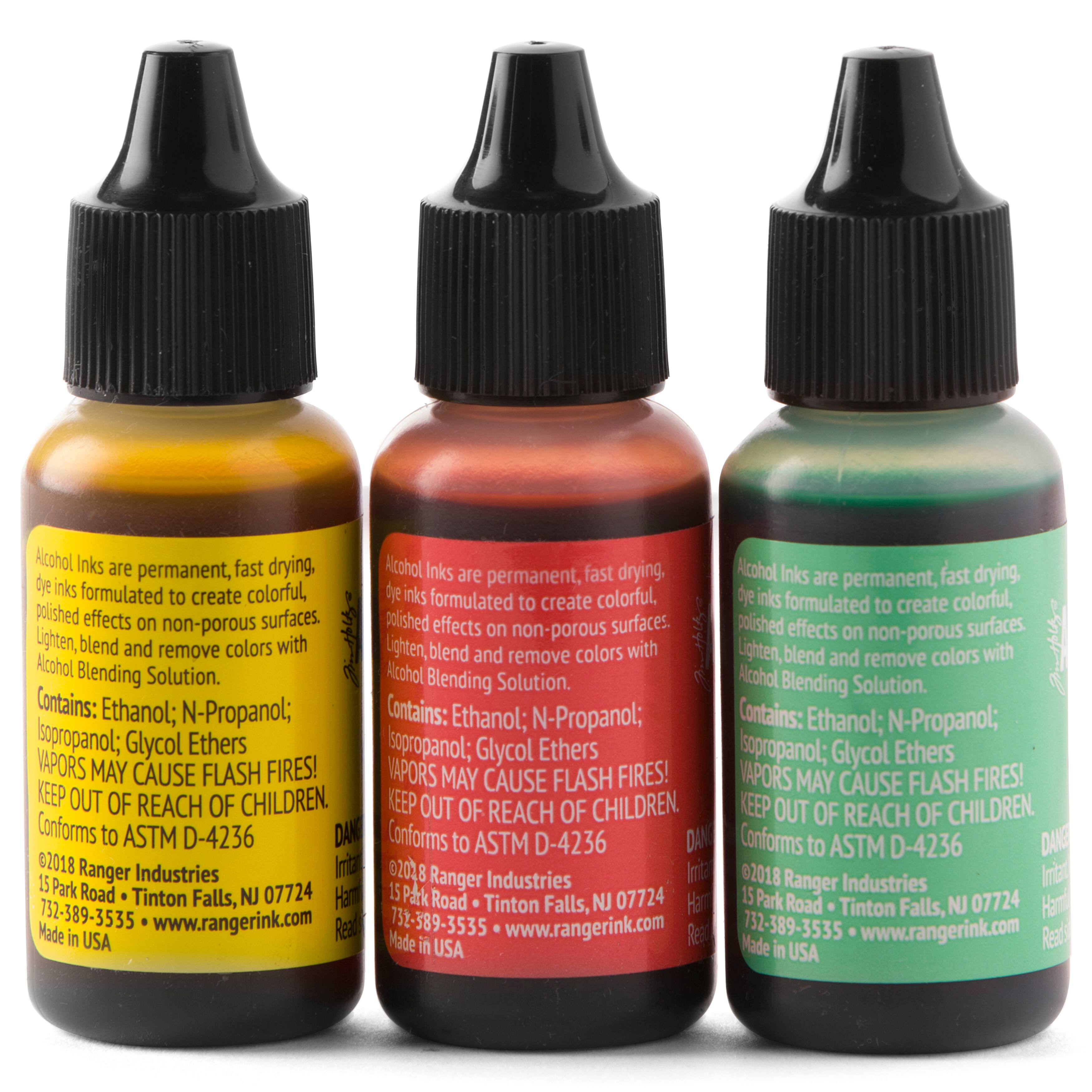 6 Packs: 3 ct. (18 total) Ranger Tim Holtz® Alcohol Ink Kit, Key West