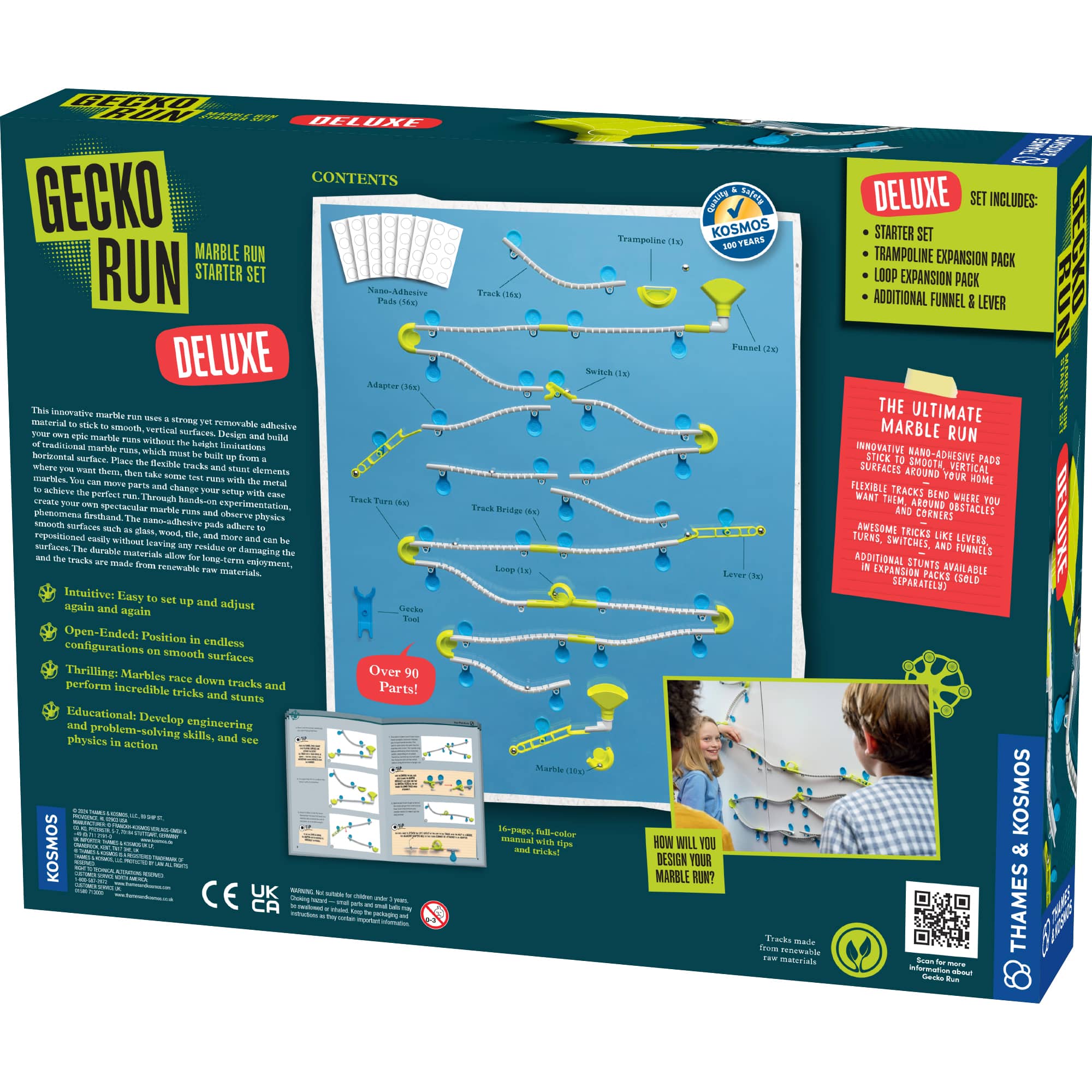 Thames & Kosmos Gecko Run Deluxe Marble Run Starter Set