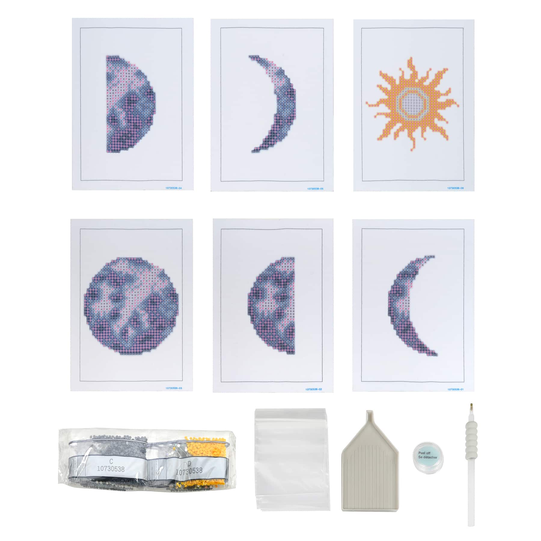 Moon Phases & Sun Diamond Art Kit by Make Market®