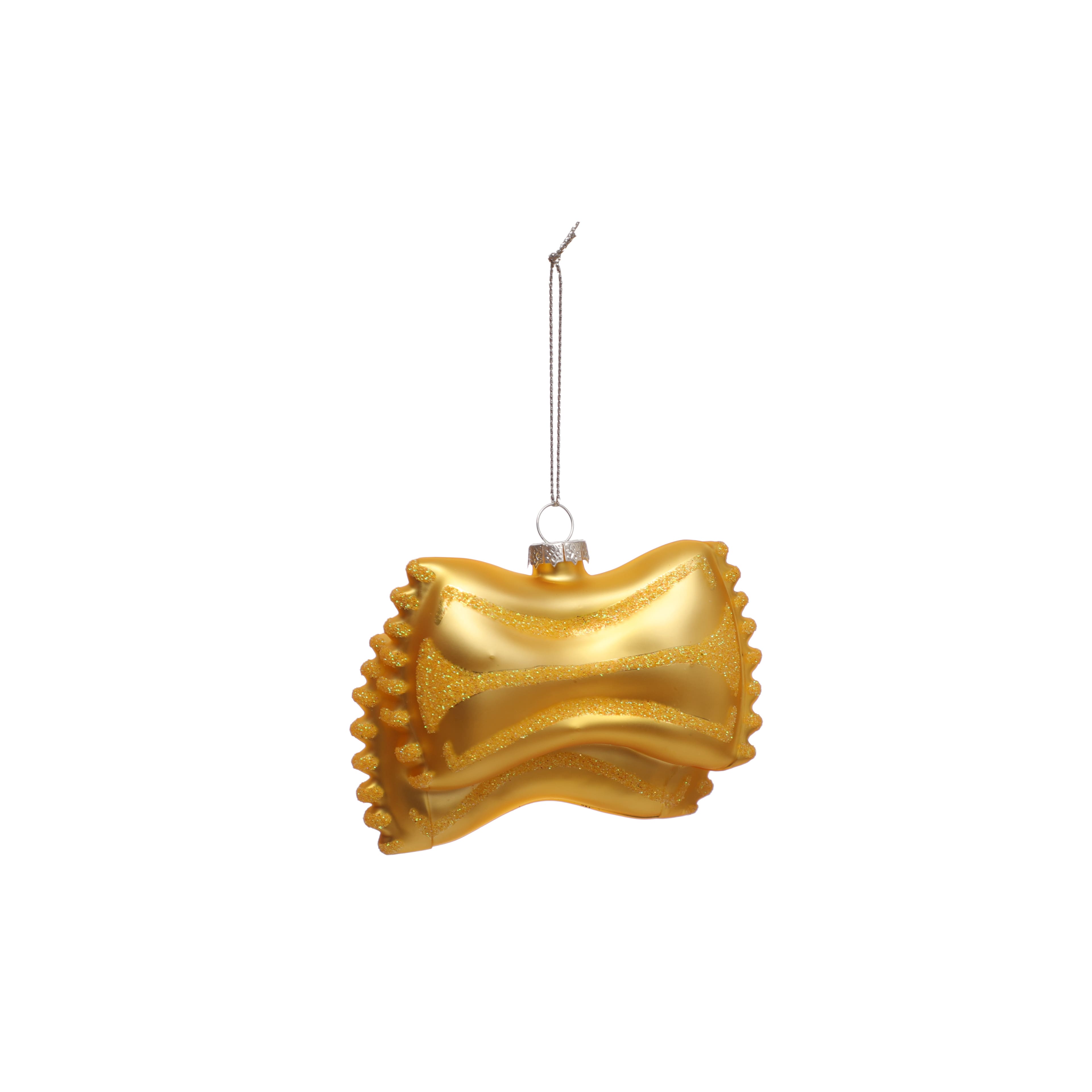 3.5&#x22; Bowtie Pasta Glass Ornament by Ashland&#xAE;