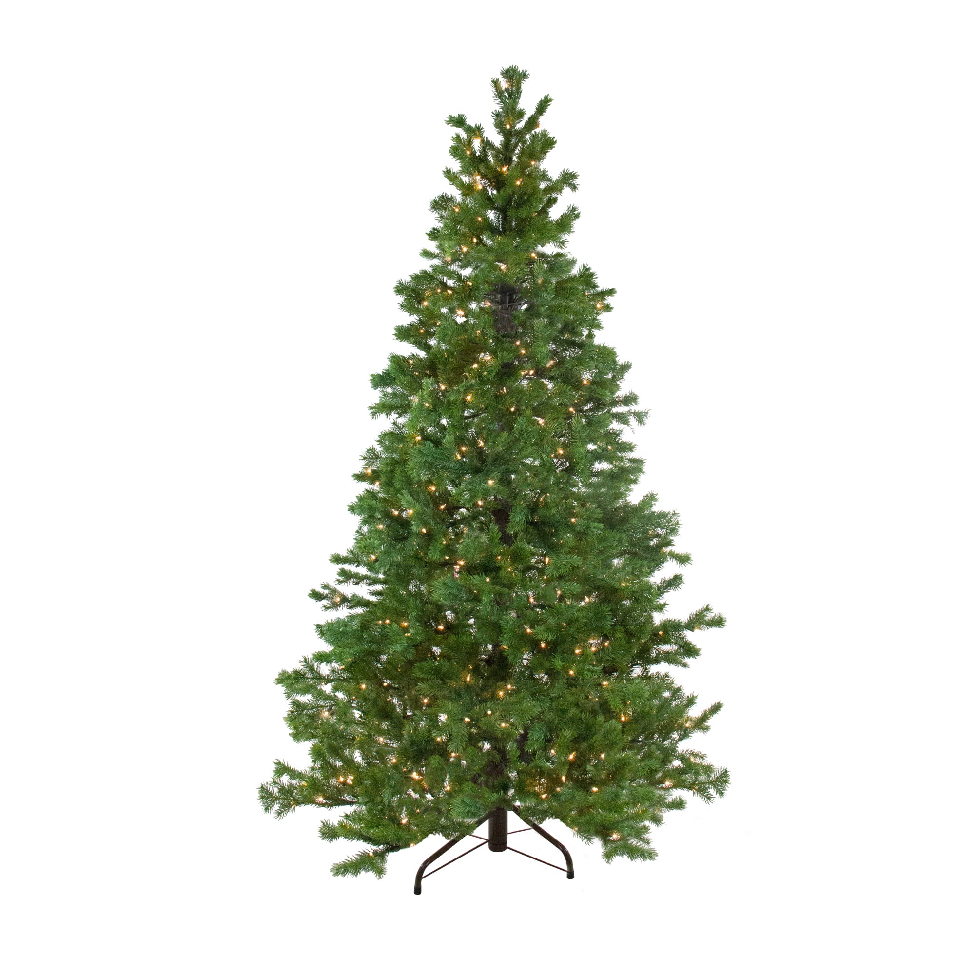 6.5ft. Pre-Lit Medium Pine Artificial Christmas Tree, Clear Lights