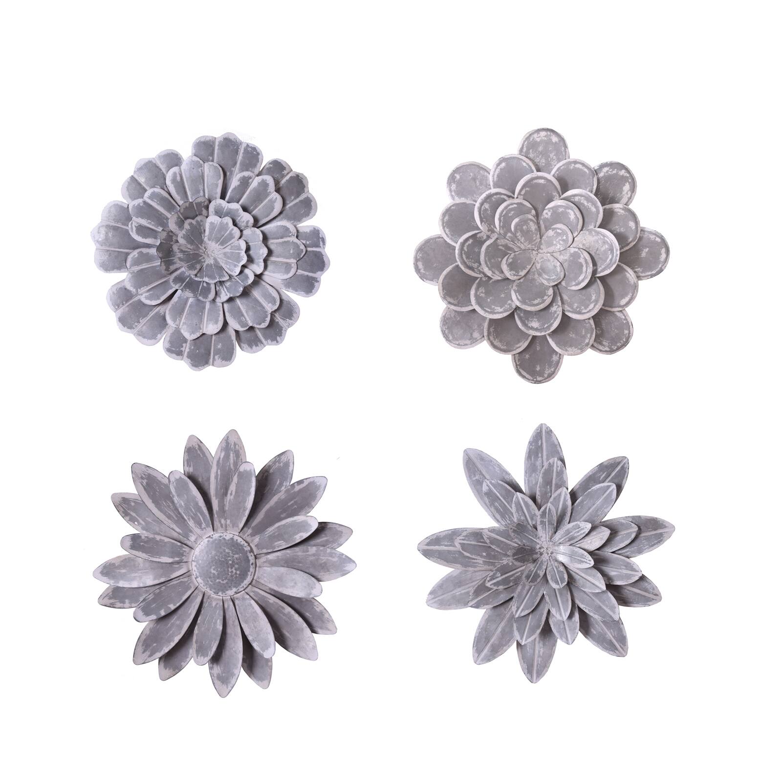 Assorted 15 8 Galvanized Flower Wall Decor By Ashland Michaels