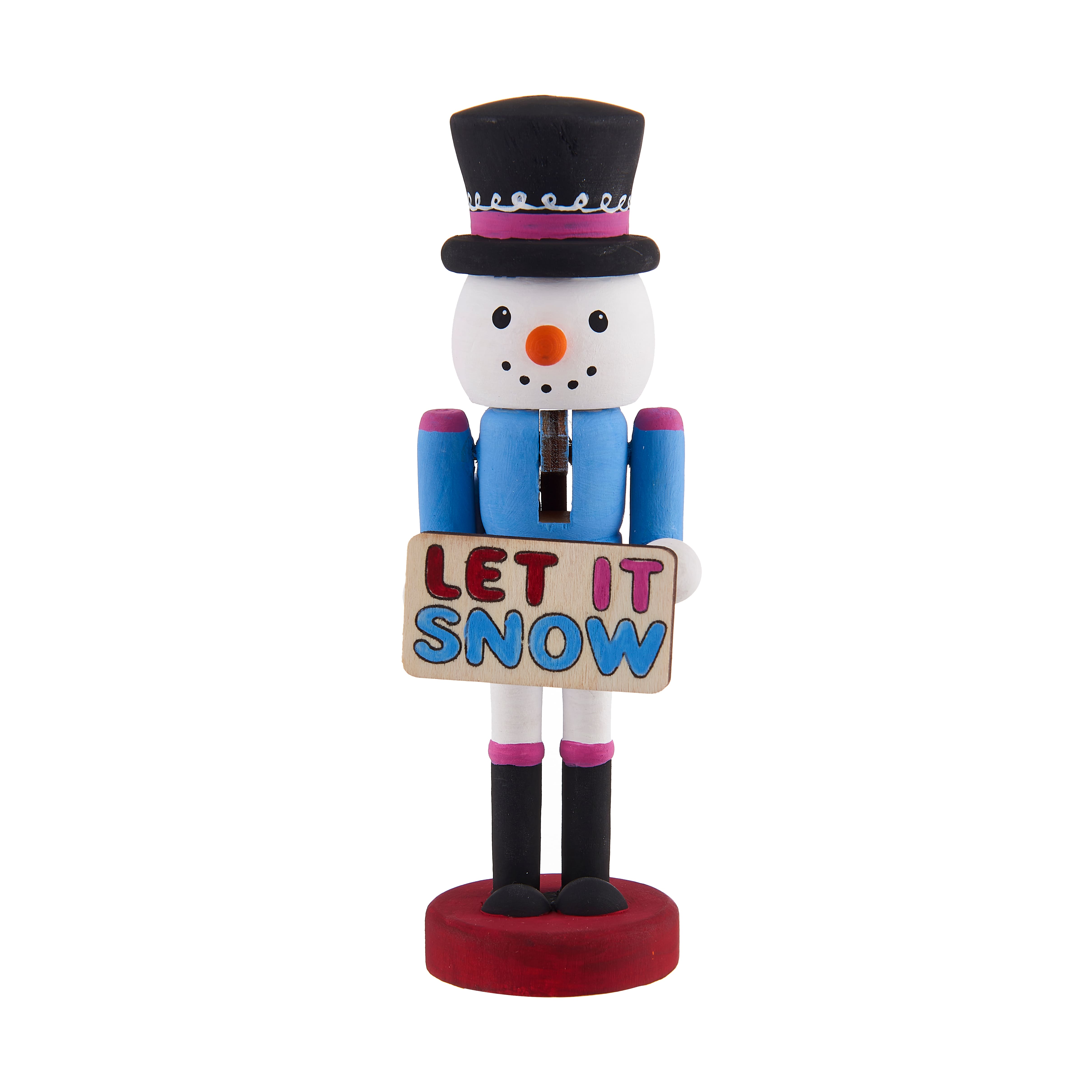 Snowman Nutcracker Craft Kit by Creatology&#x2122;