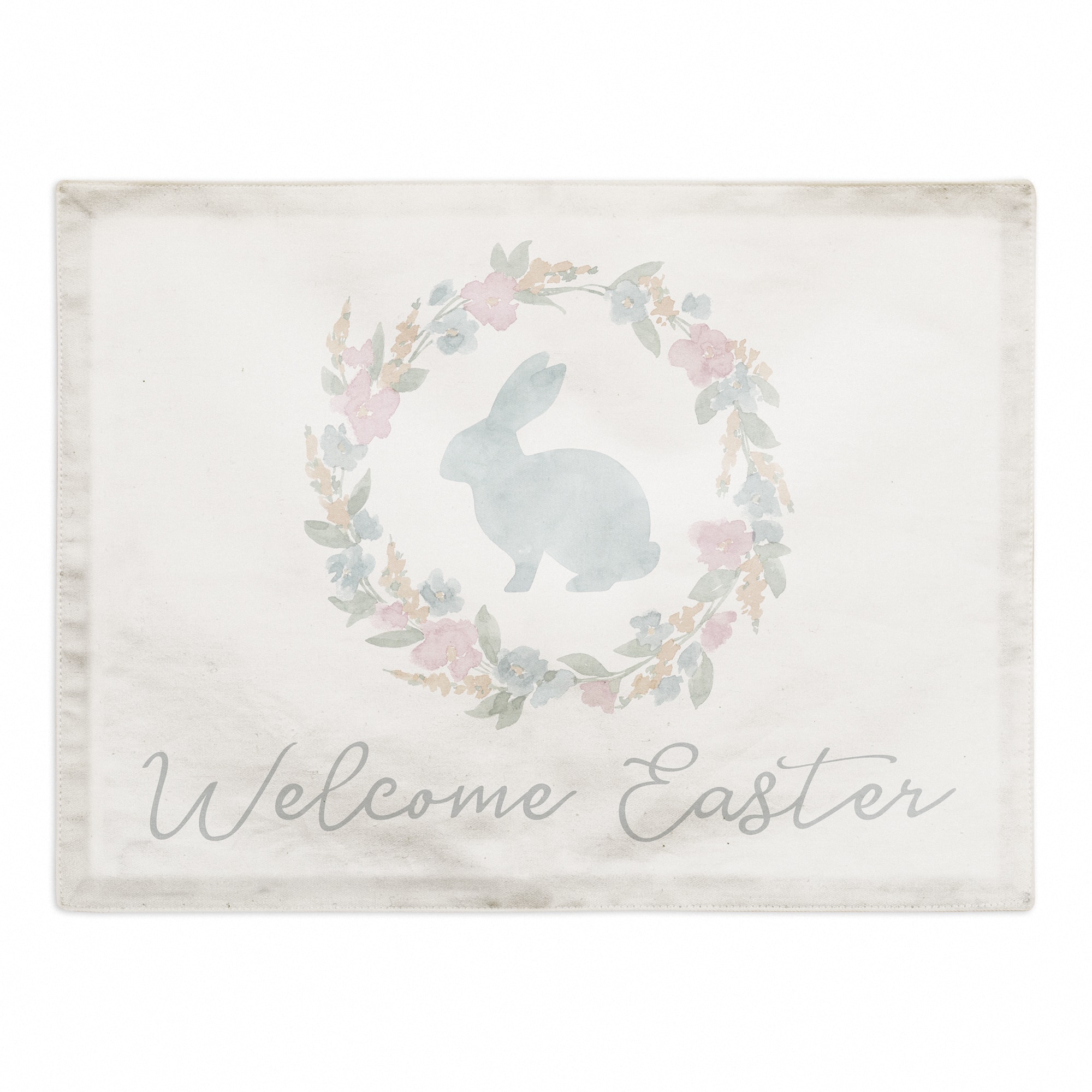 Easter Wreath KAM 2 18" x 14" Poly Twill Placemat