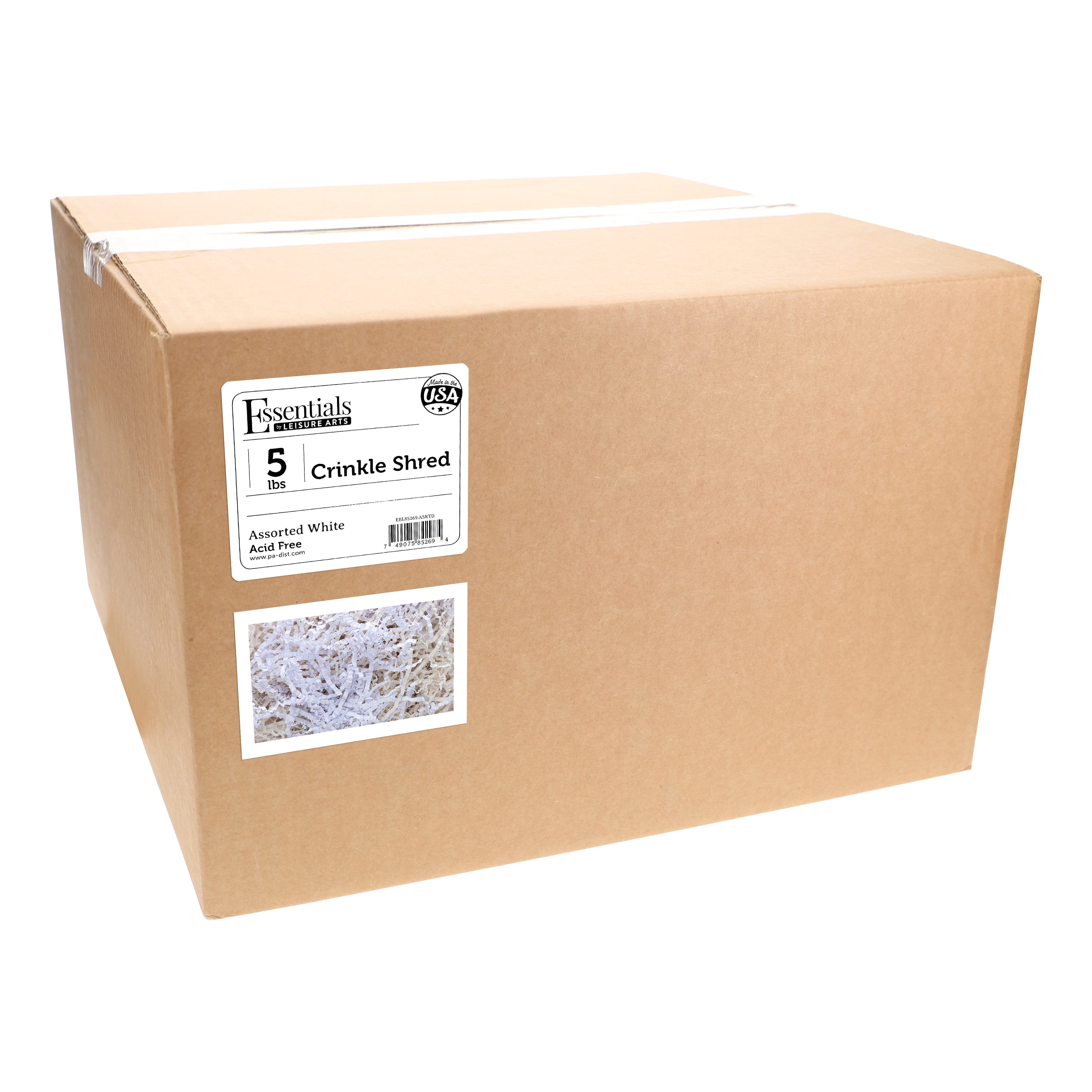 Essentials by Leisure Arts Crinkle Shred Box, 5lb.