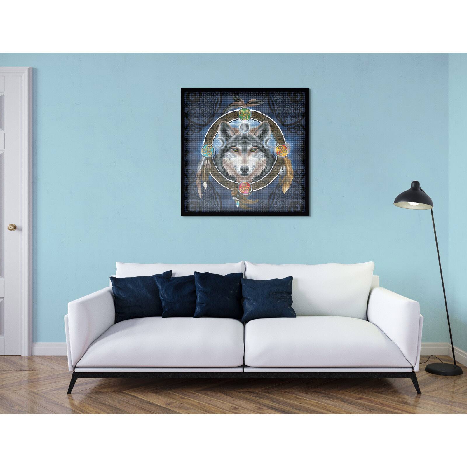 Diamond Dotz® Celtic Wolf Guide Diamond Painting Kit