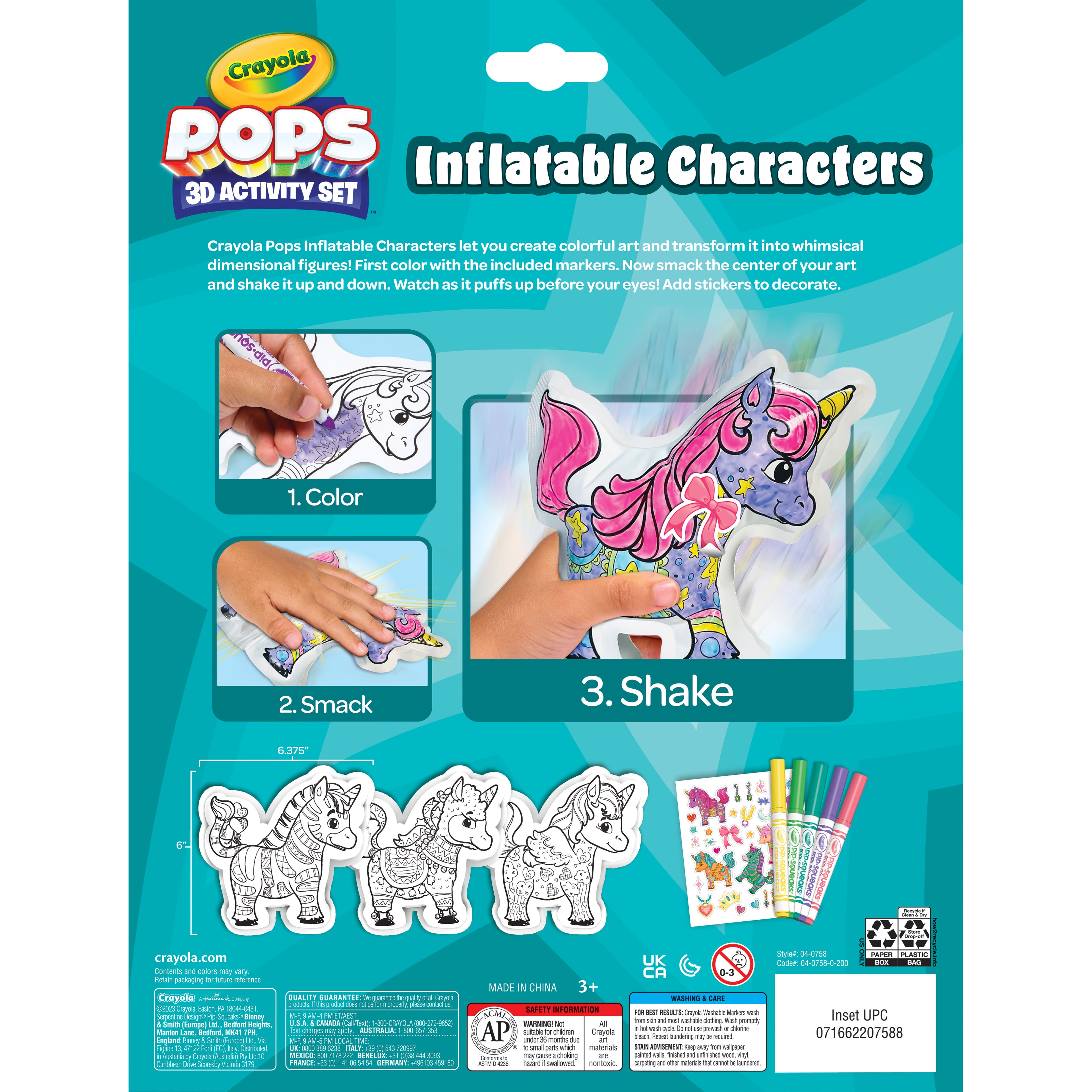 Crayola&#xAE; Pops Unicorns 3D Activity Set