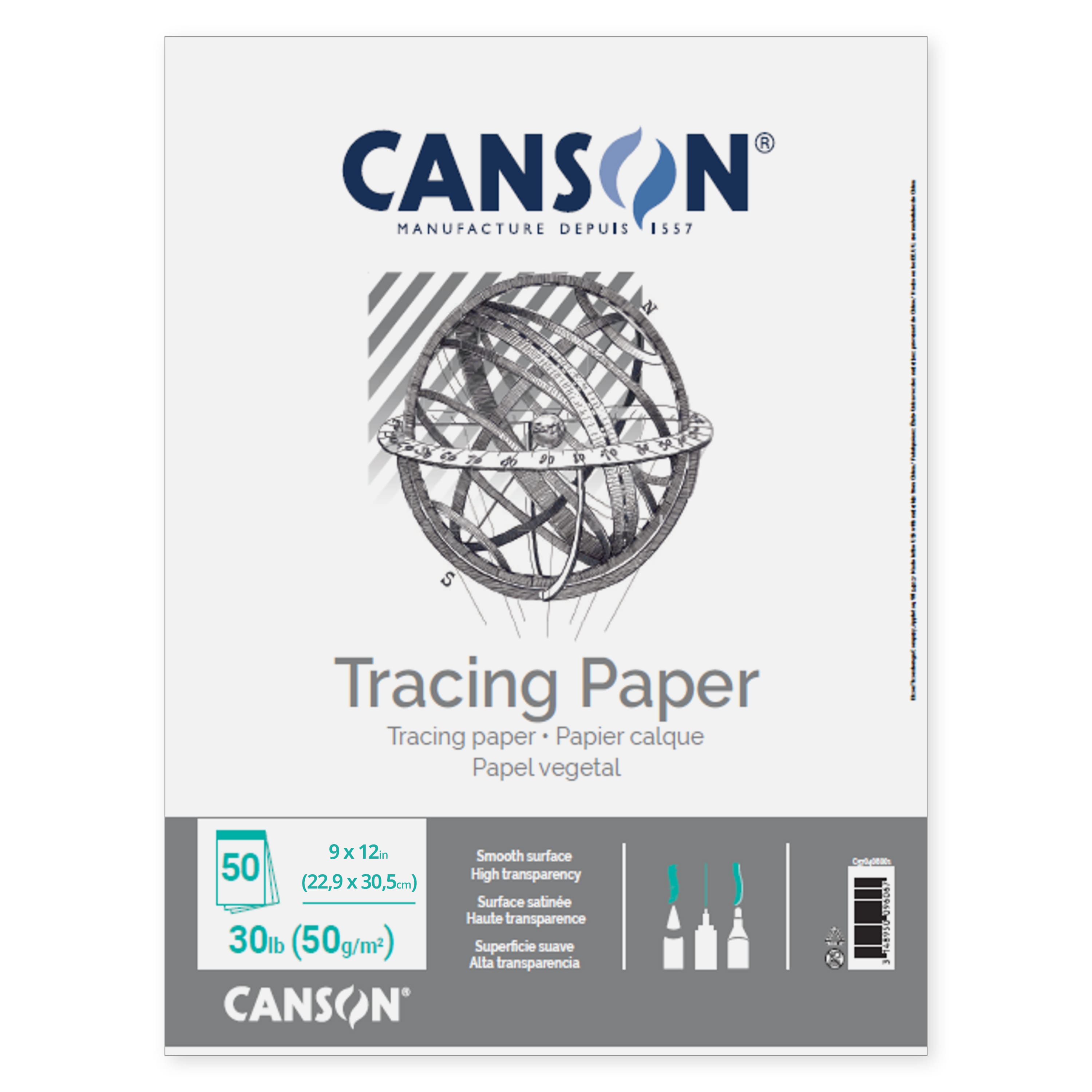 12 Pack: Canson&#xAE; Artist Series Tracing Pad, 9&#x22; x 12&#x22;