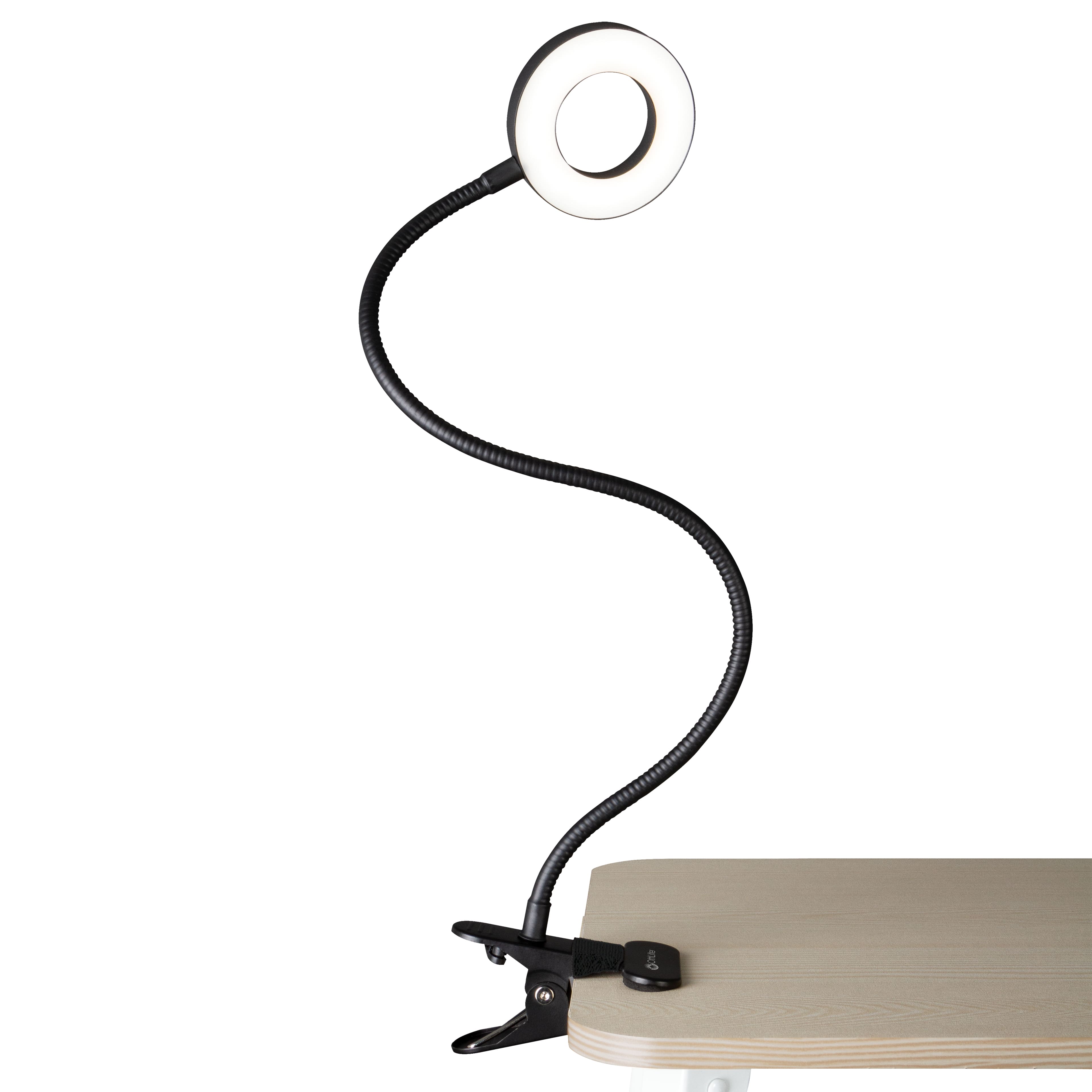 OttLite Dimmable Ring Light with Clip