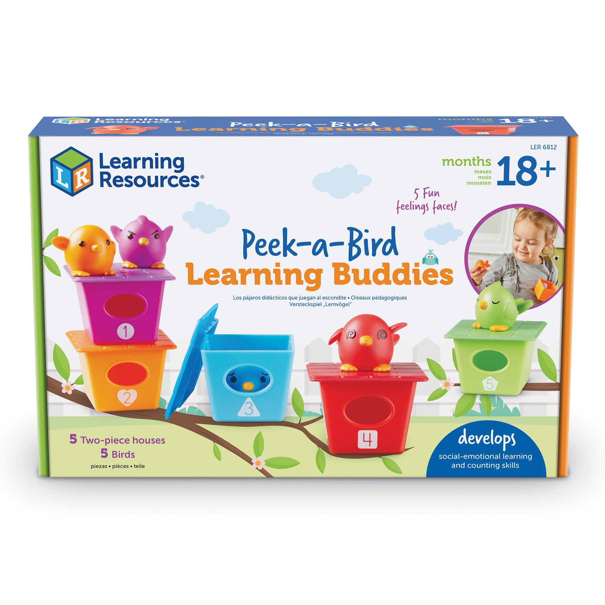 Learning Resources Peek-a-Bird Learning Buddies