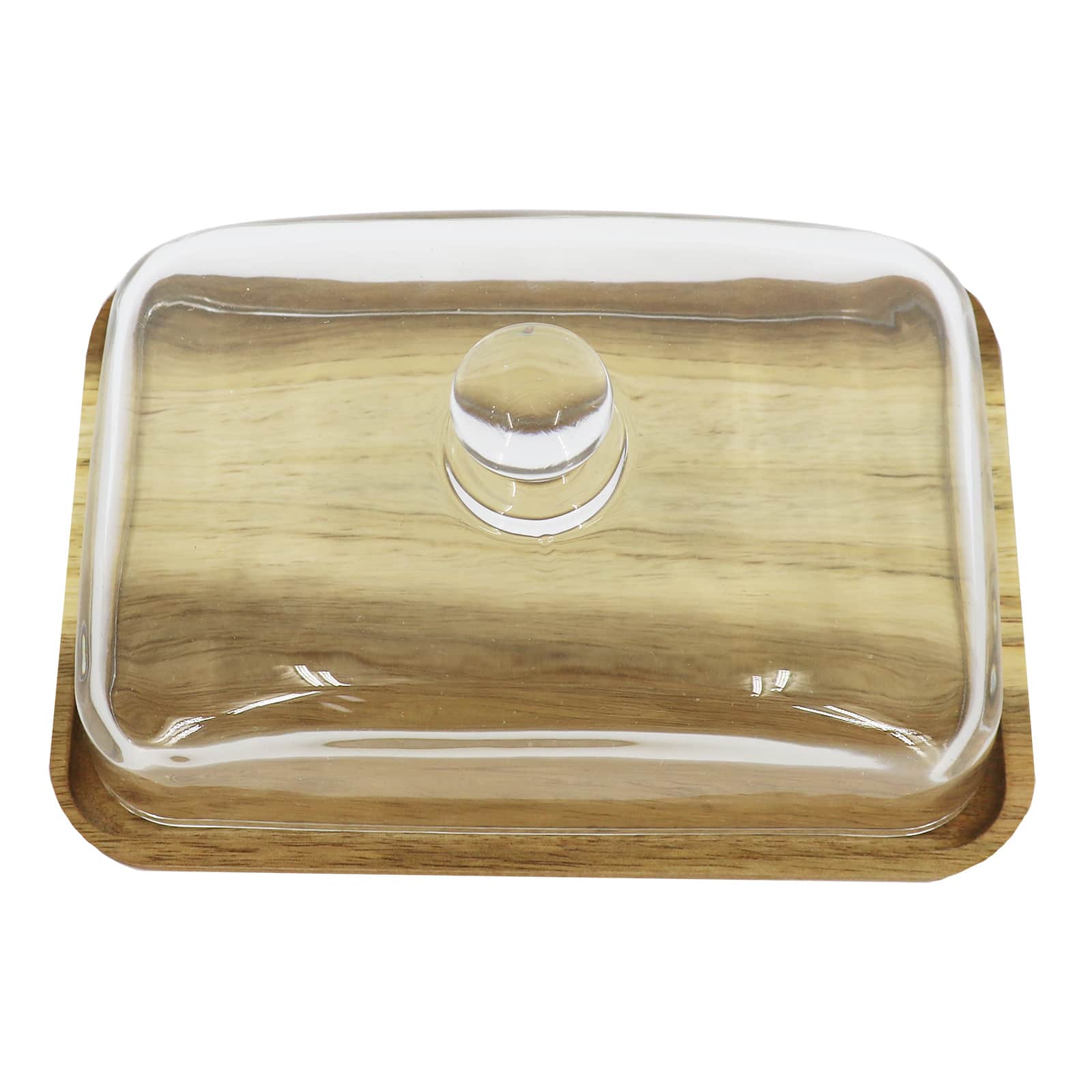 7&#x22; x 4.75&#x22; Wood Plate with Dome by Ashland&#xAE;