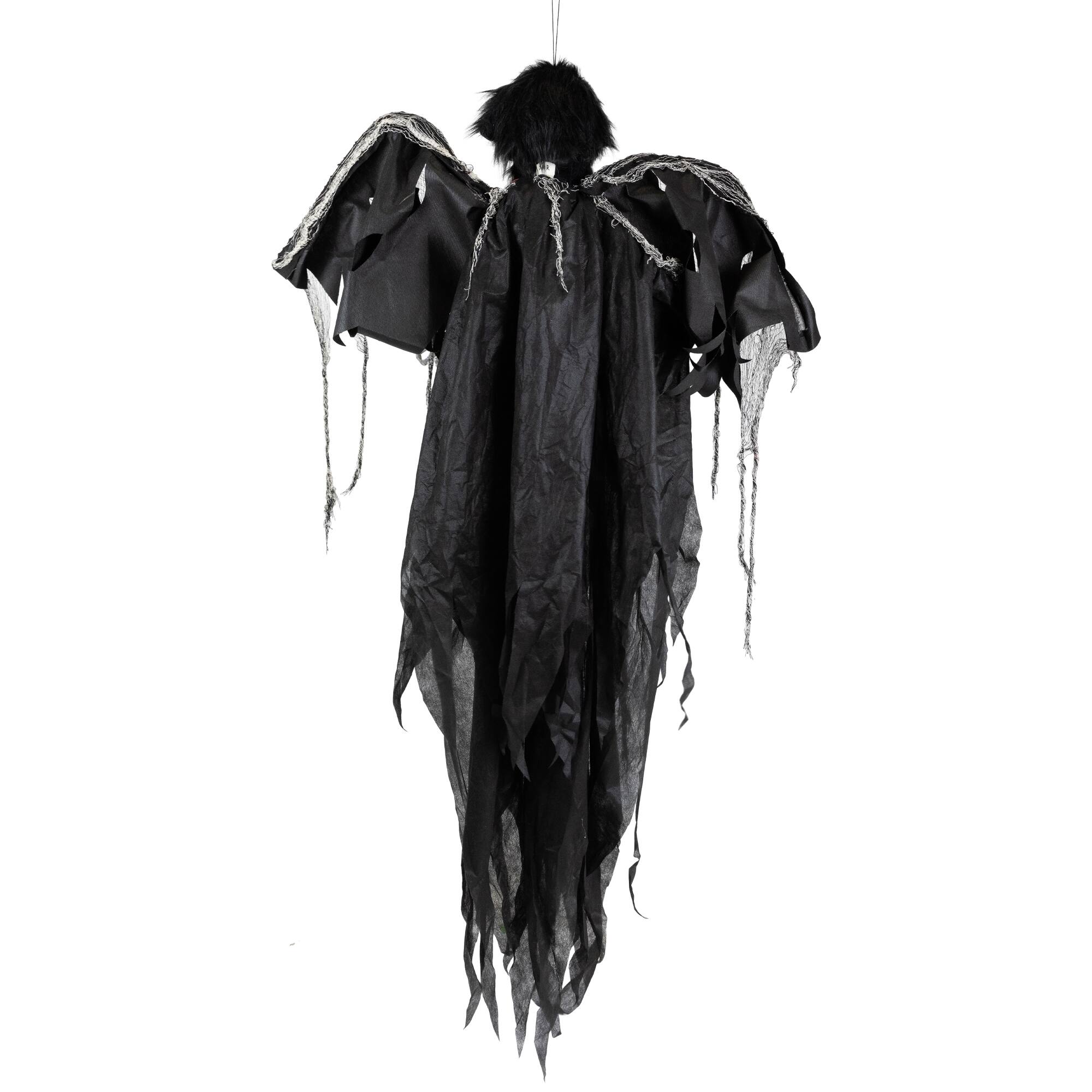 5ft. Animated Hanging Zombie Vampire with Lights &#x26; Sound Halloween Decoration