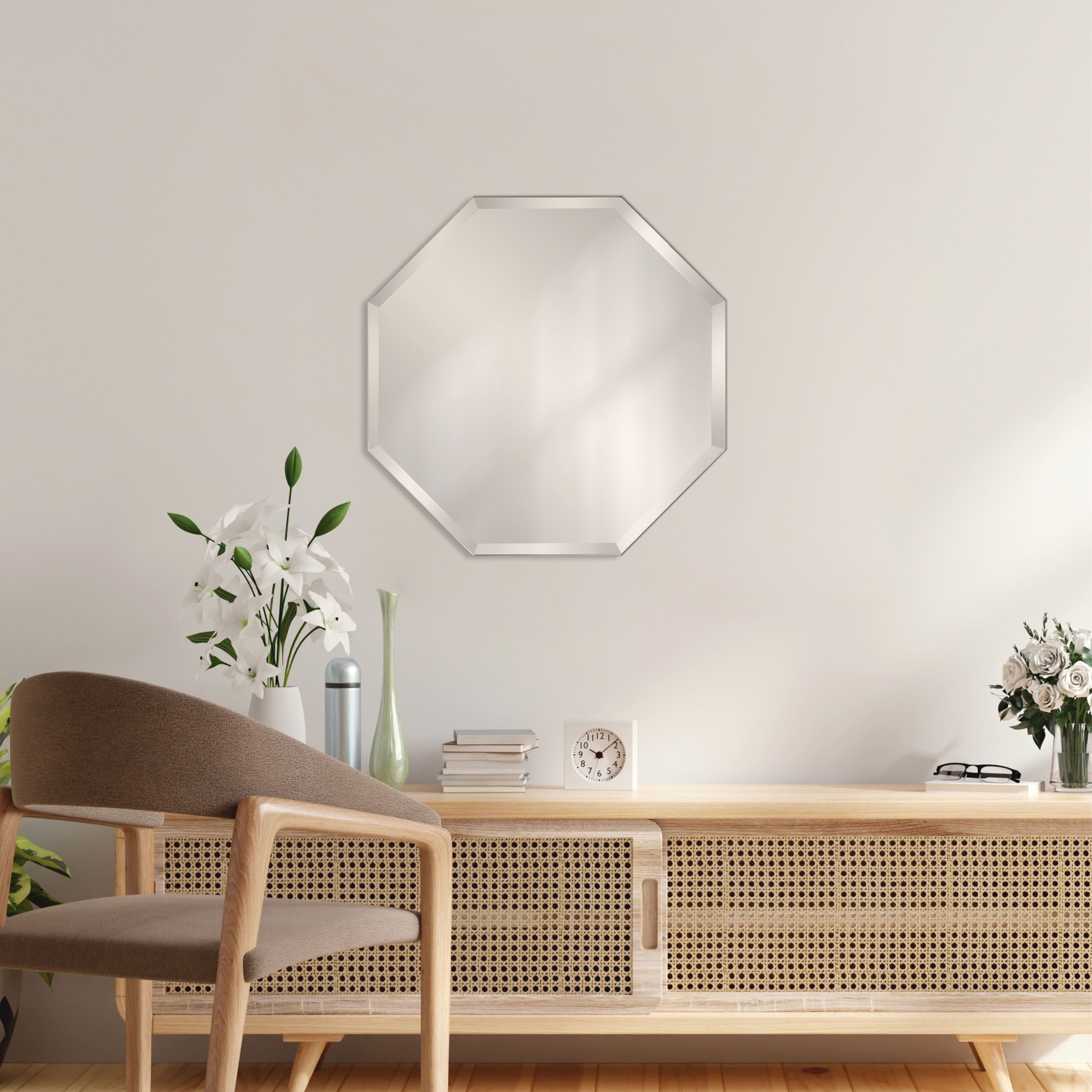 10&#x22; Beveled Octagon Glass Mirror by Make Market&#xAE;