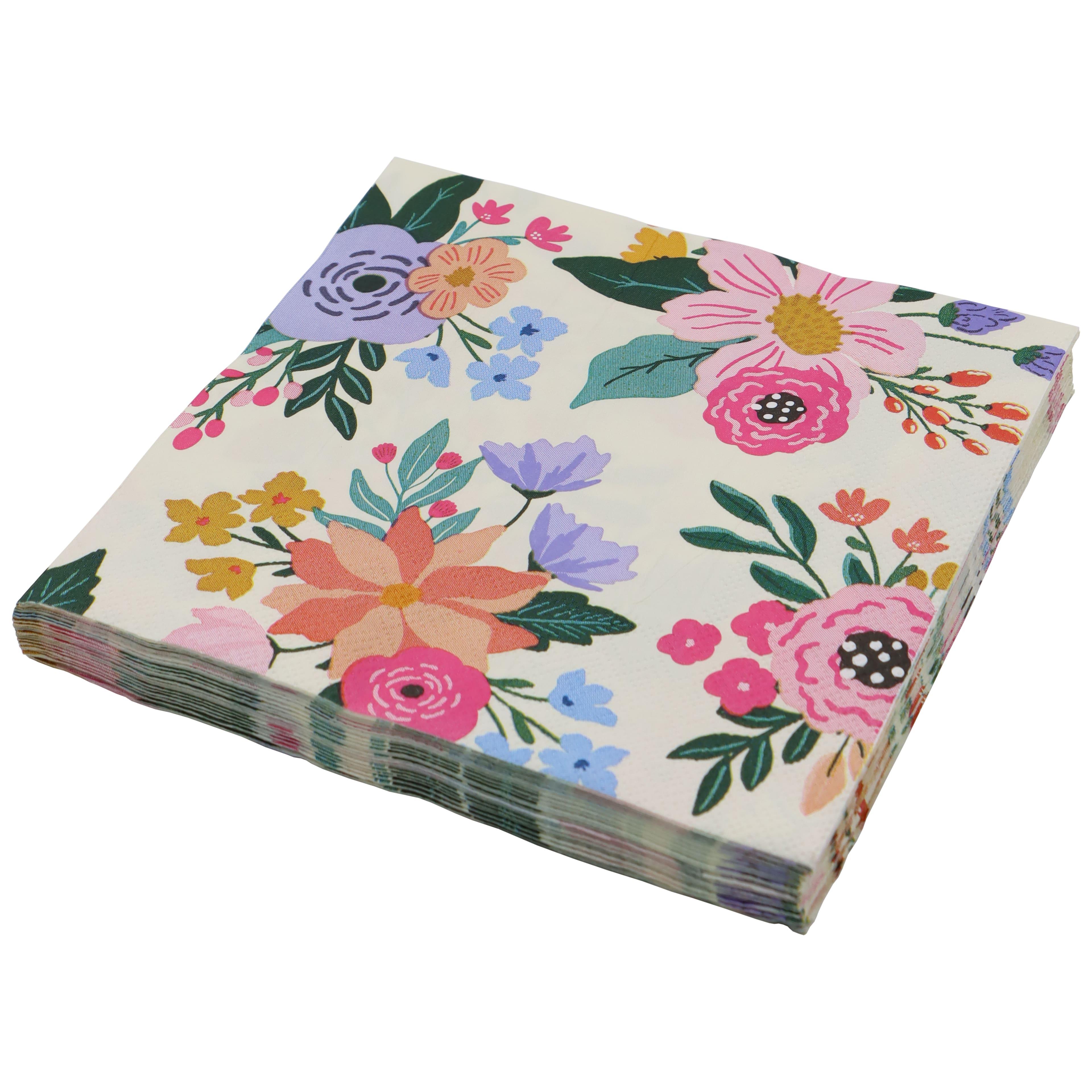 12 Packs: 20 ct. (240 total) Flower Print Lunch Napkins by Celebrate It™