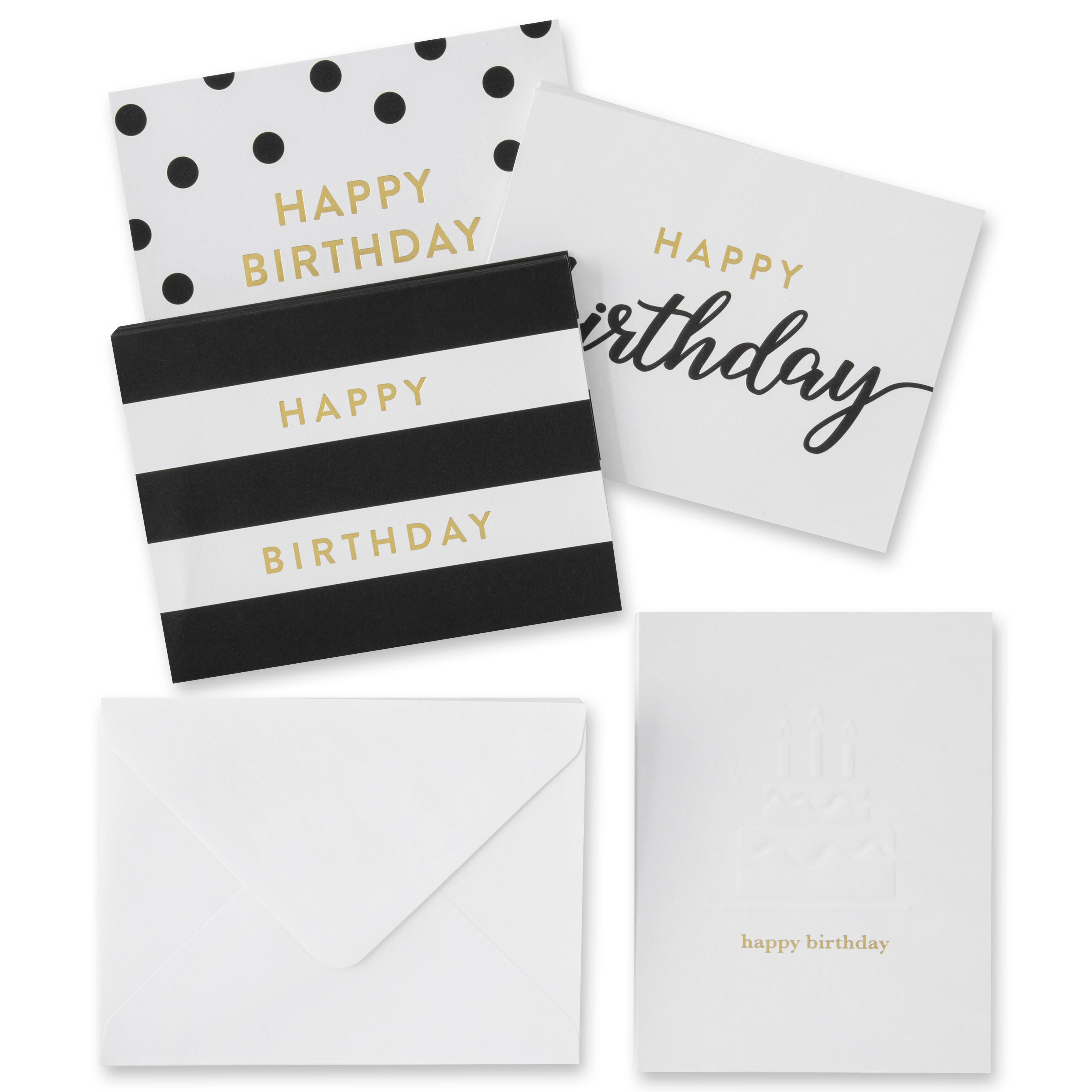 Happy Birthday Cards & Envelopes by Recollections™, 4.25" x 5.5"