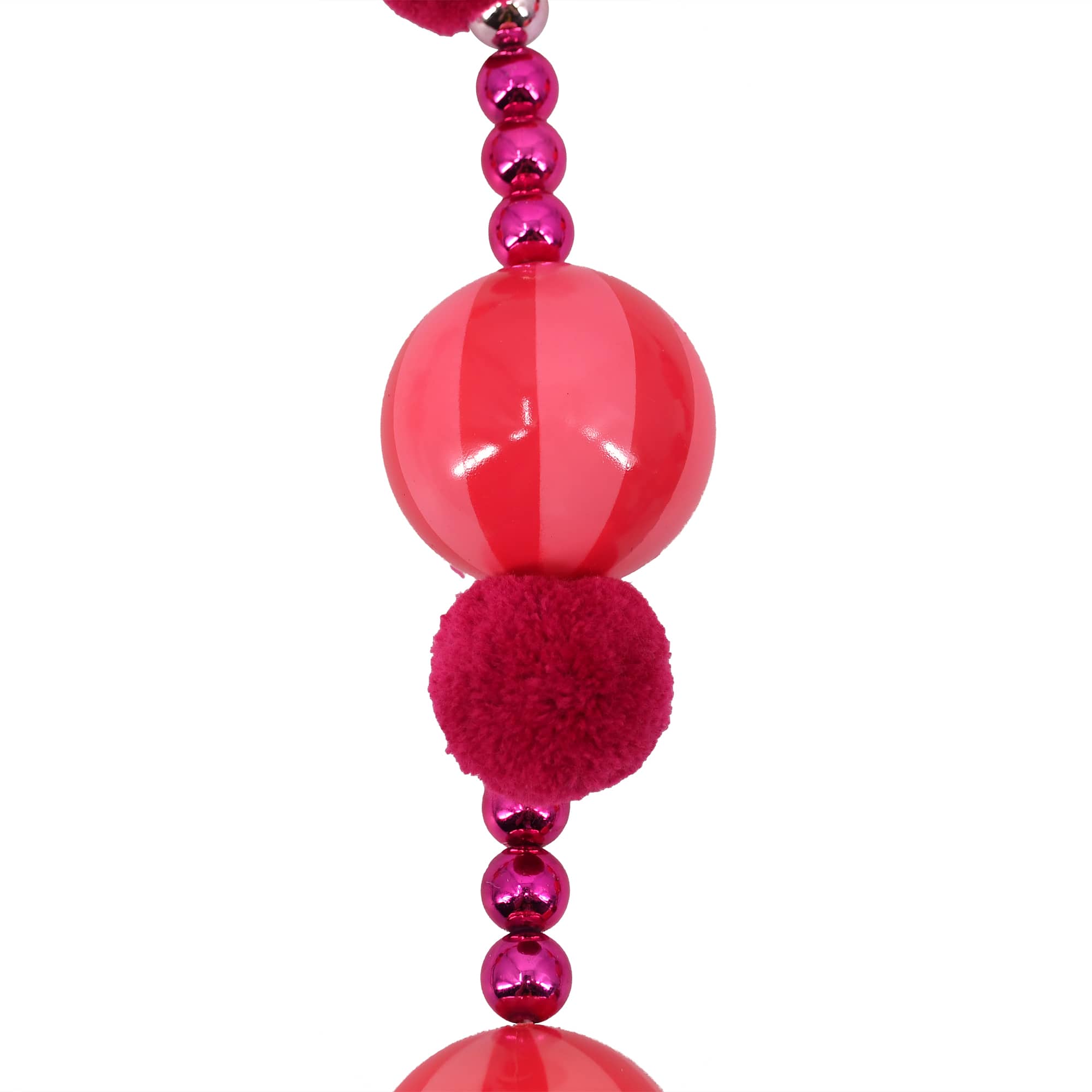 6ft. Pink Candy Pom Pom Garland by Ashland&#xAE;