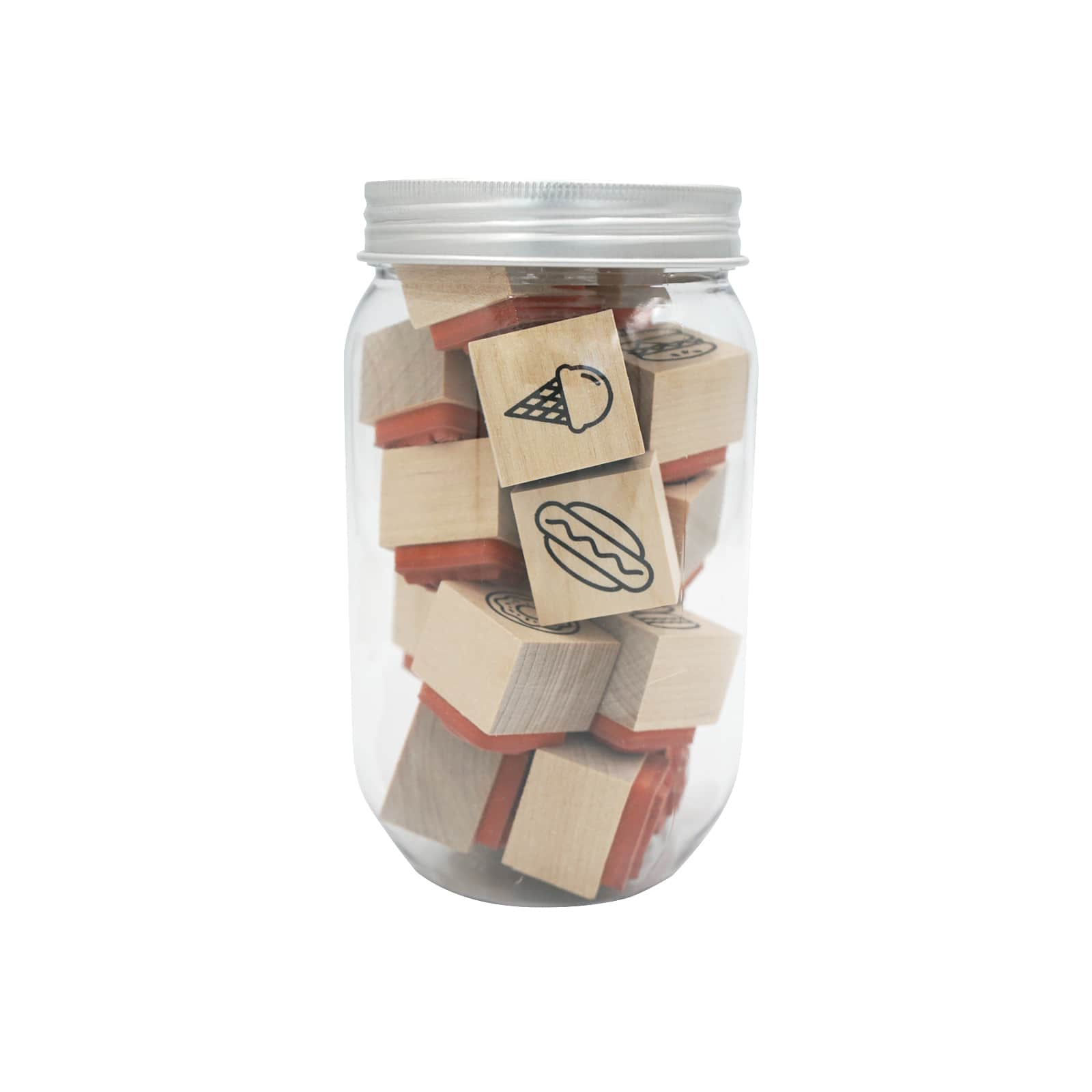 6 Pack: Sweet Jar of Wood Stamps by Recollections™