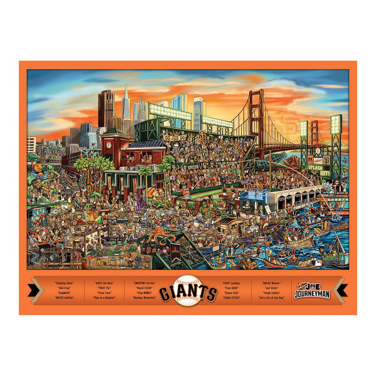Joe Journeyman San Francisco Giants™ 500 Piece Jigsaw Puzzle