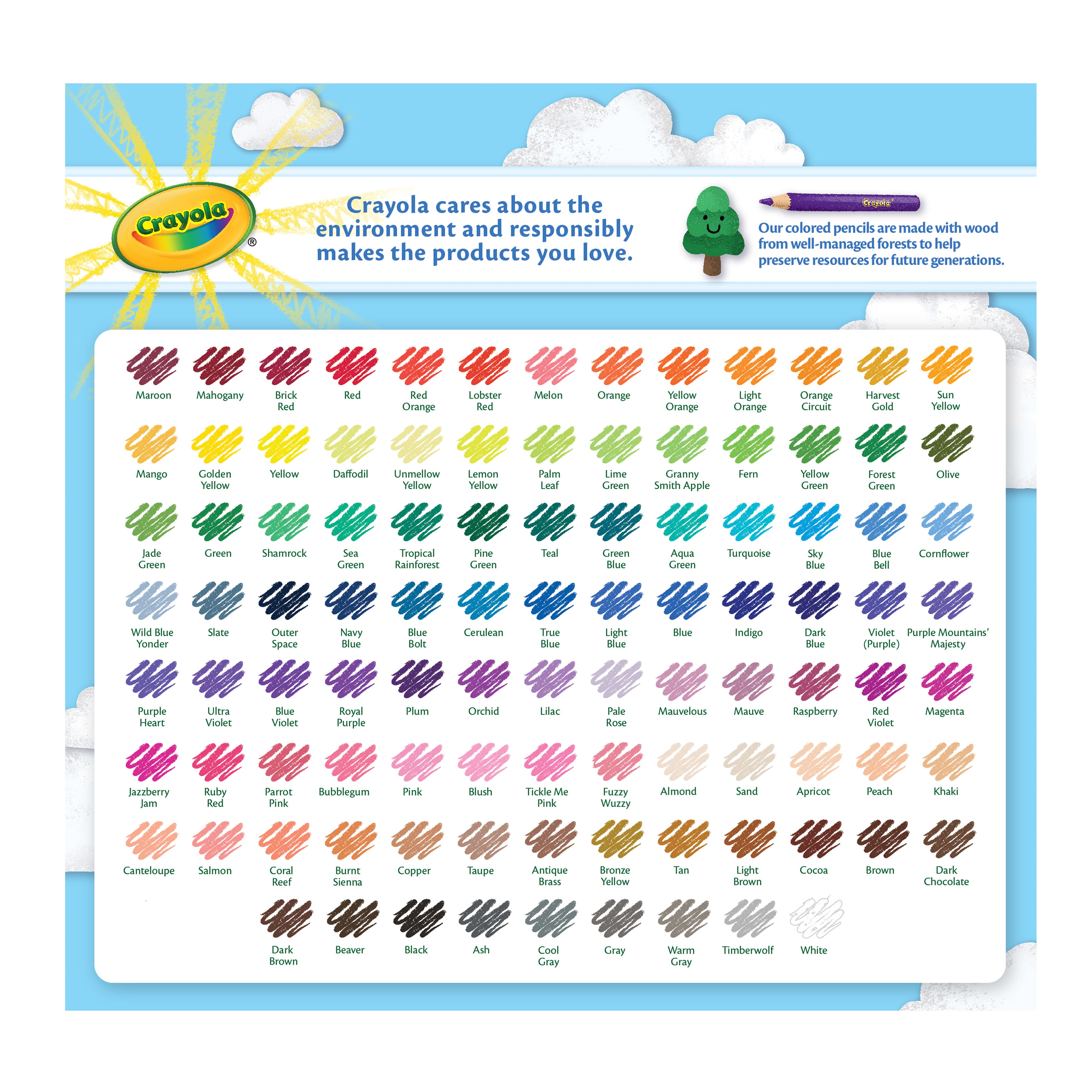 Crayola® Coloured Pencils, 100ct.