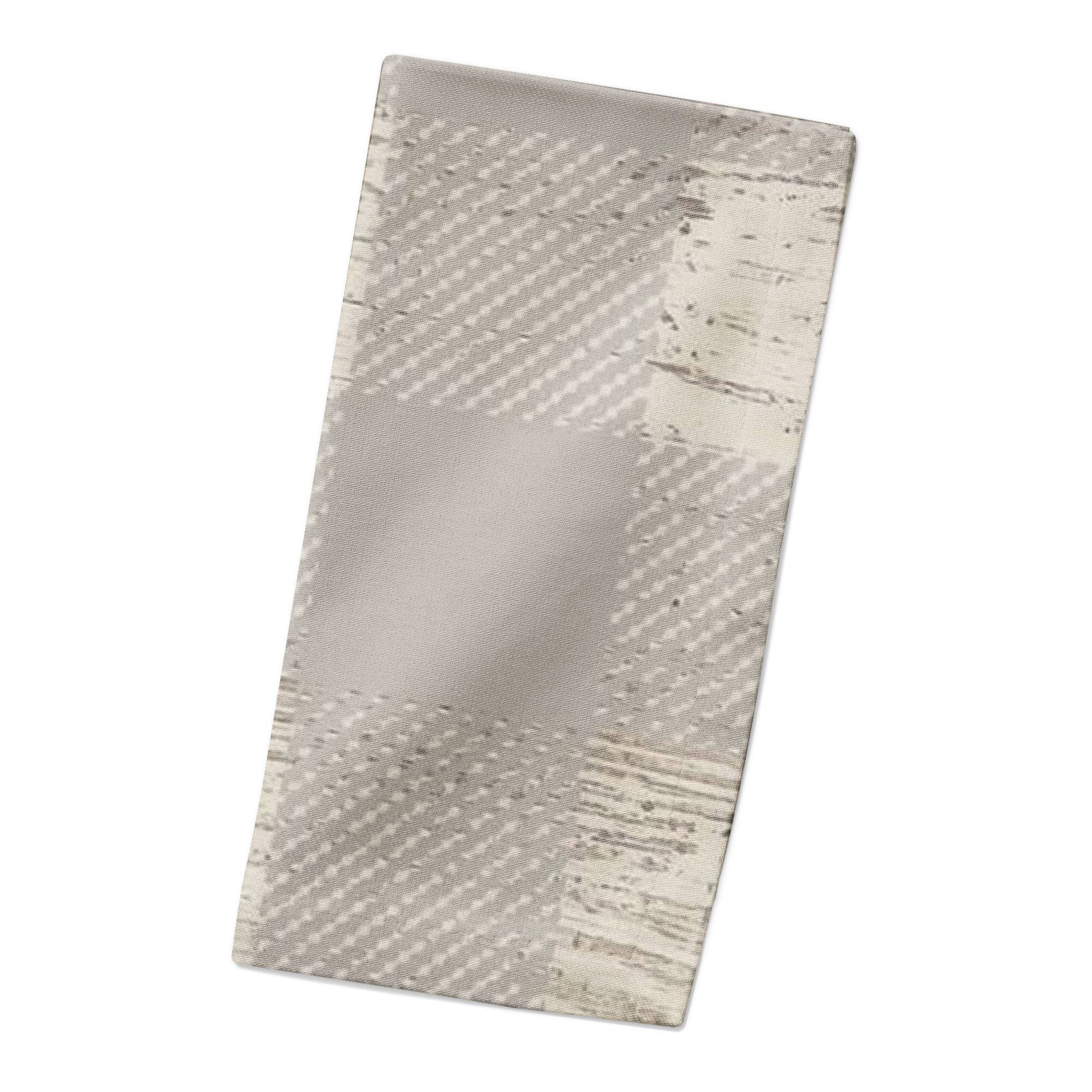 Gray Buffalo Check Cotton Twill Napkin